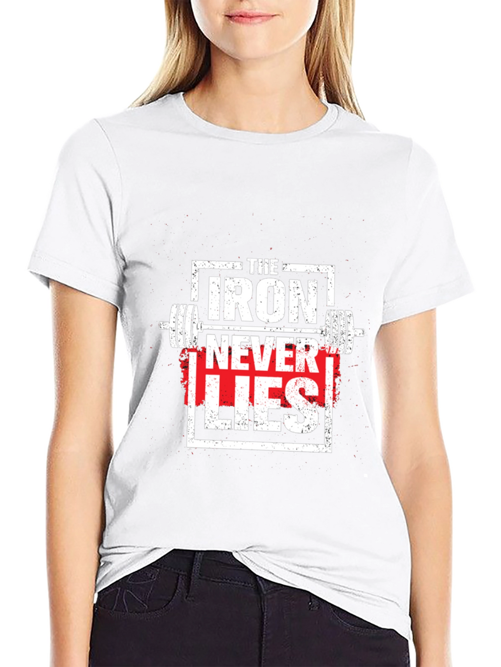 Iron Never Lies Graphic Tee - Weightlifting Apparel