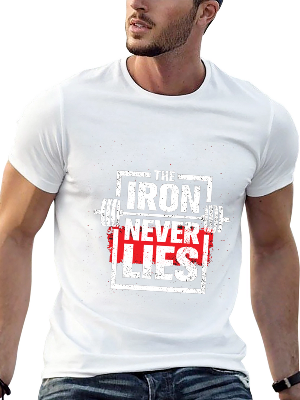 Iron Never Lies Graphic Tee - Weightlifting Apparel
