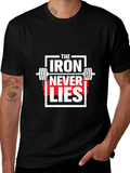 Iron Never Lies Graphic Tee - Weightlifting Apparel