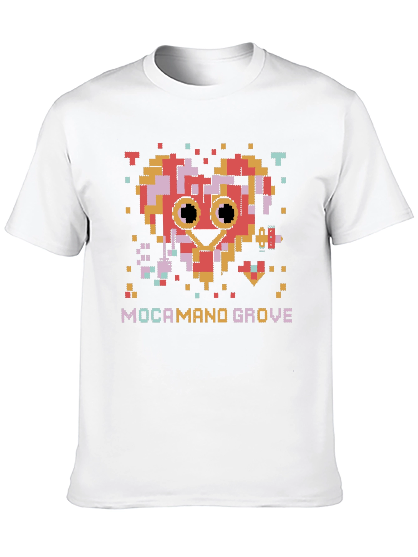 Pixel Heart Mocamand Grove Graphic Tee