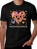 Pixel Heart Mocamand Grove Graphic Tee