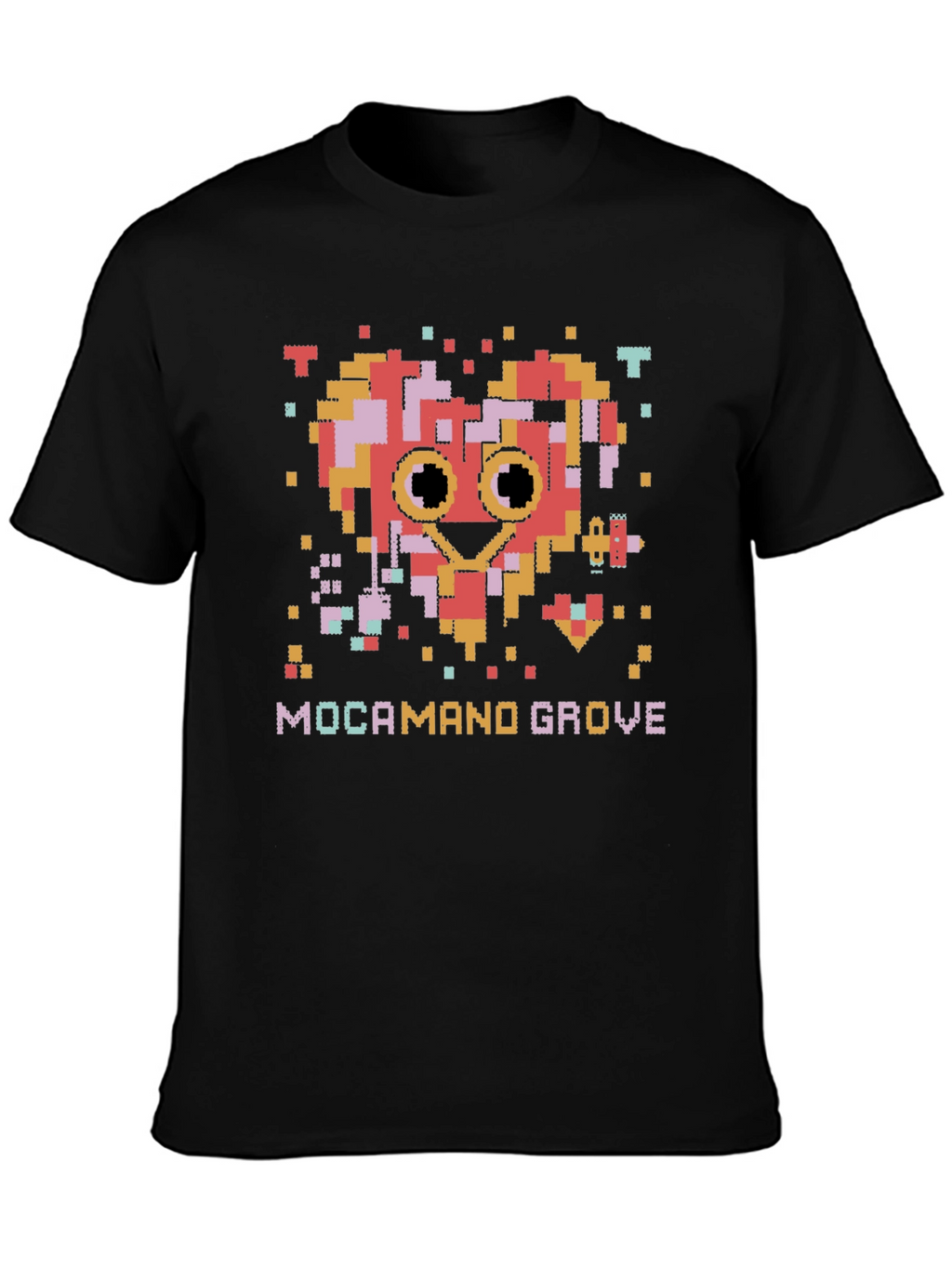 Pixel Heart Mocamand Grove Graphic Tee