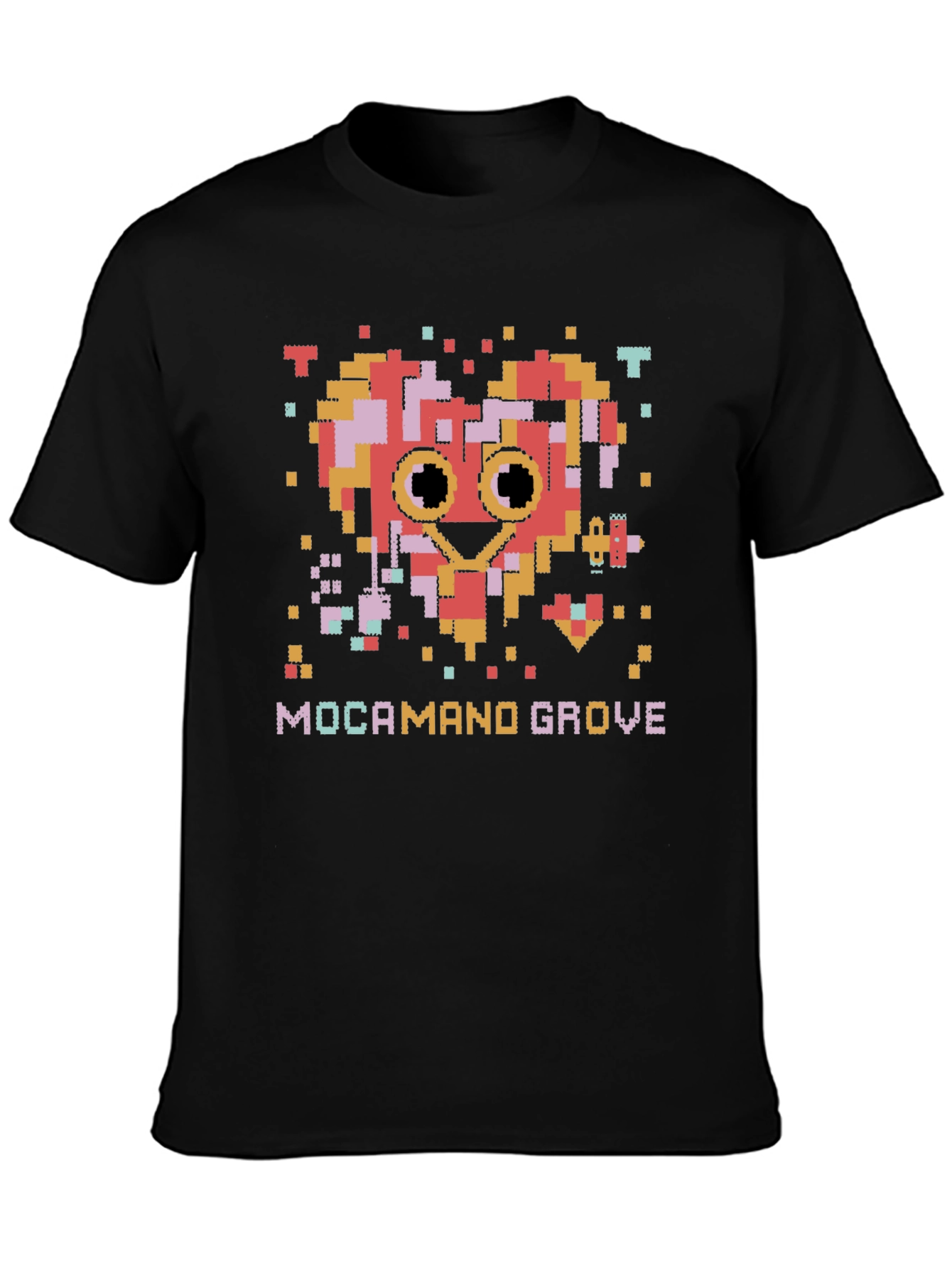 Pixel Heart Mocamand Grove Graphic Tee