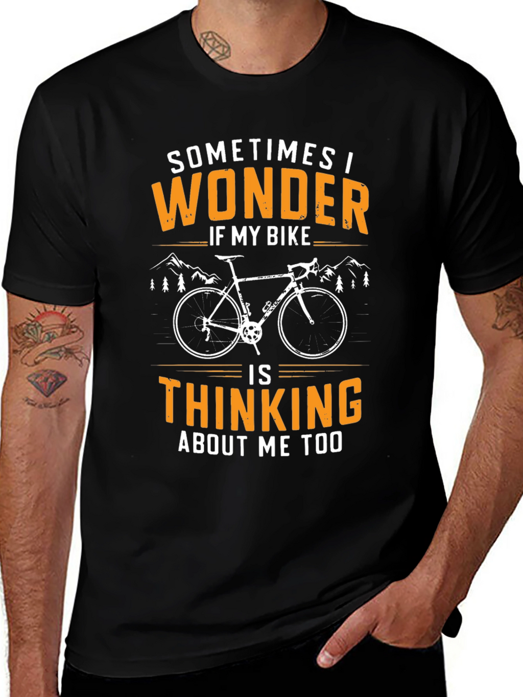 Sometimes I Wonder Cycling T-Shirt