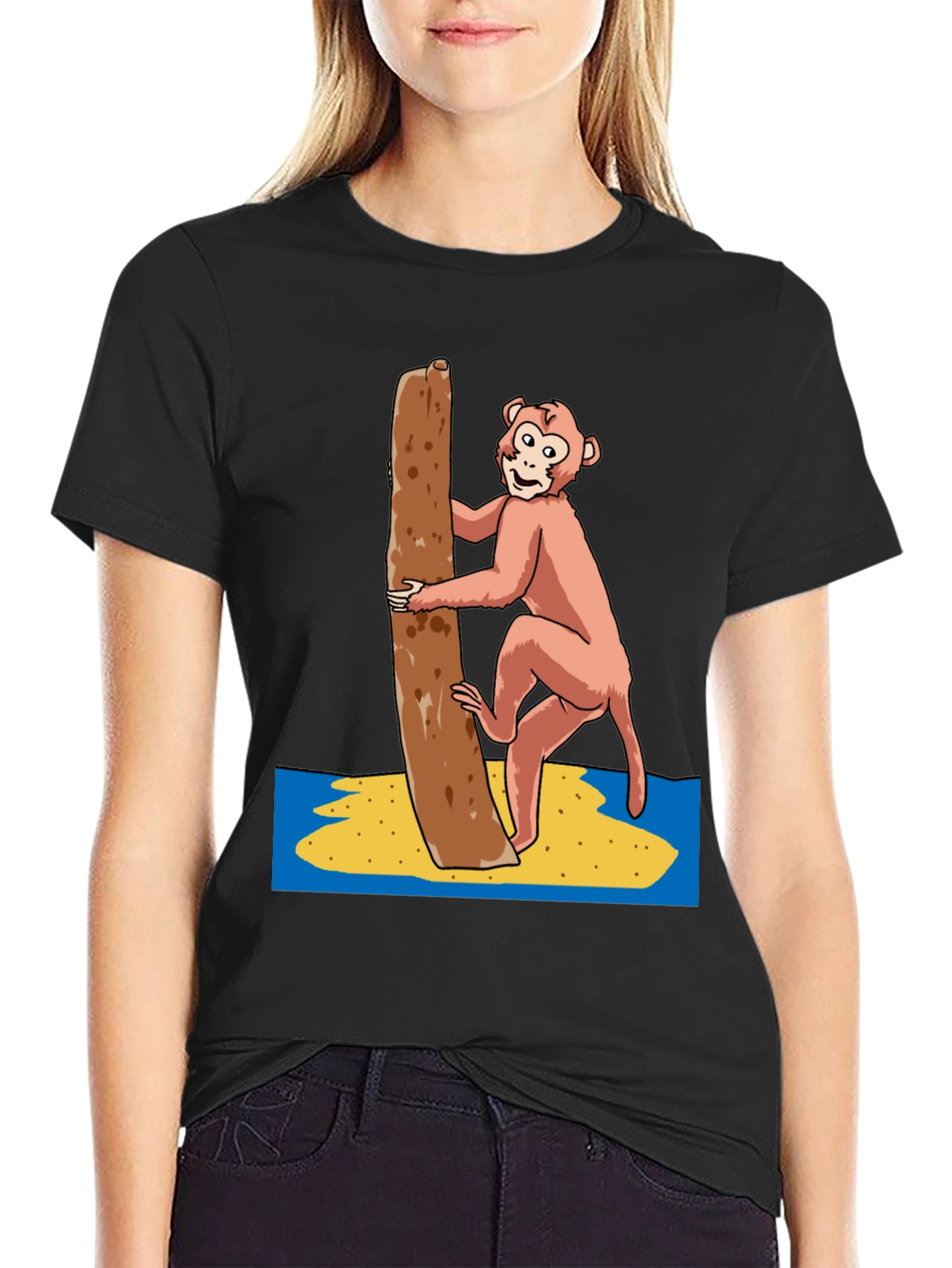 Monkeying Around Graphic Tee - Novelty Design
