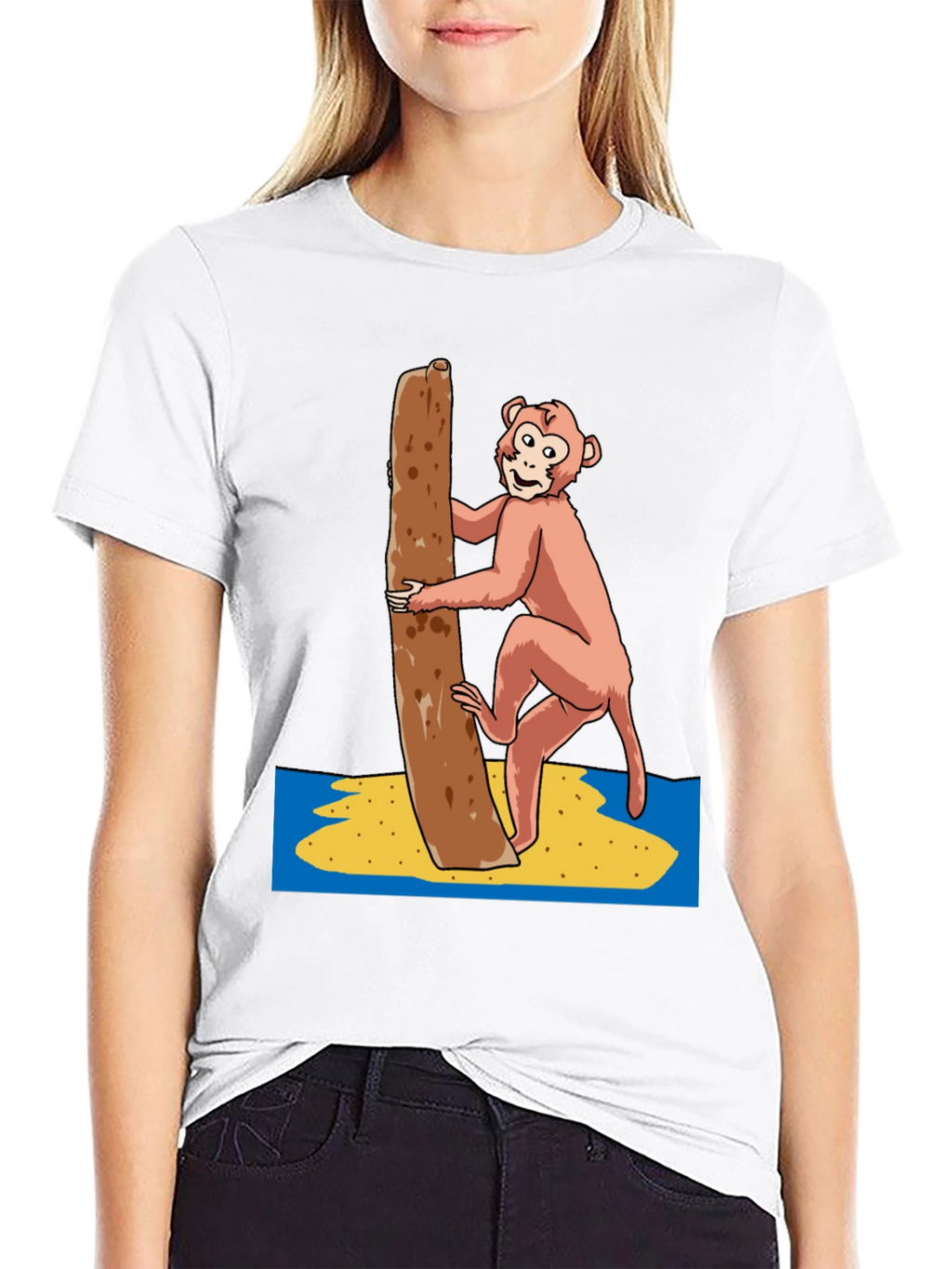 Monkeying Around Graphic Tee - Novelty Design