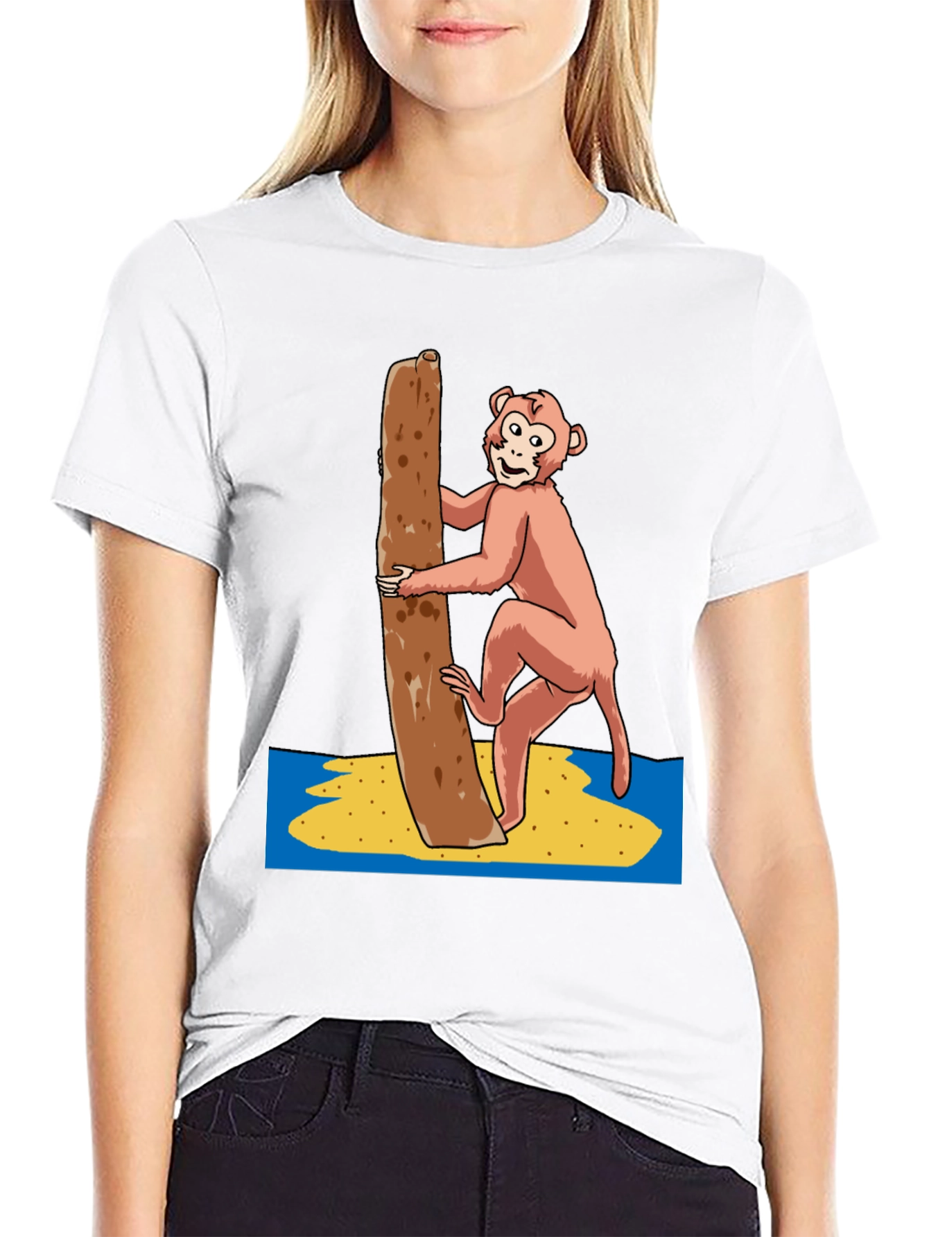 Monkeying Around Graphic Tee - Novelty Design