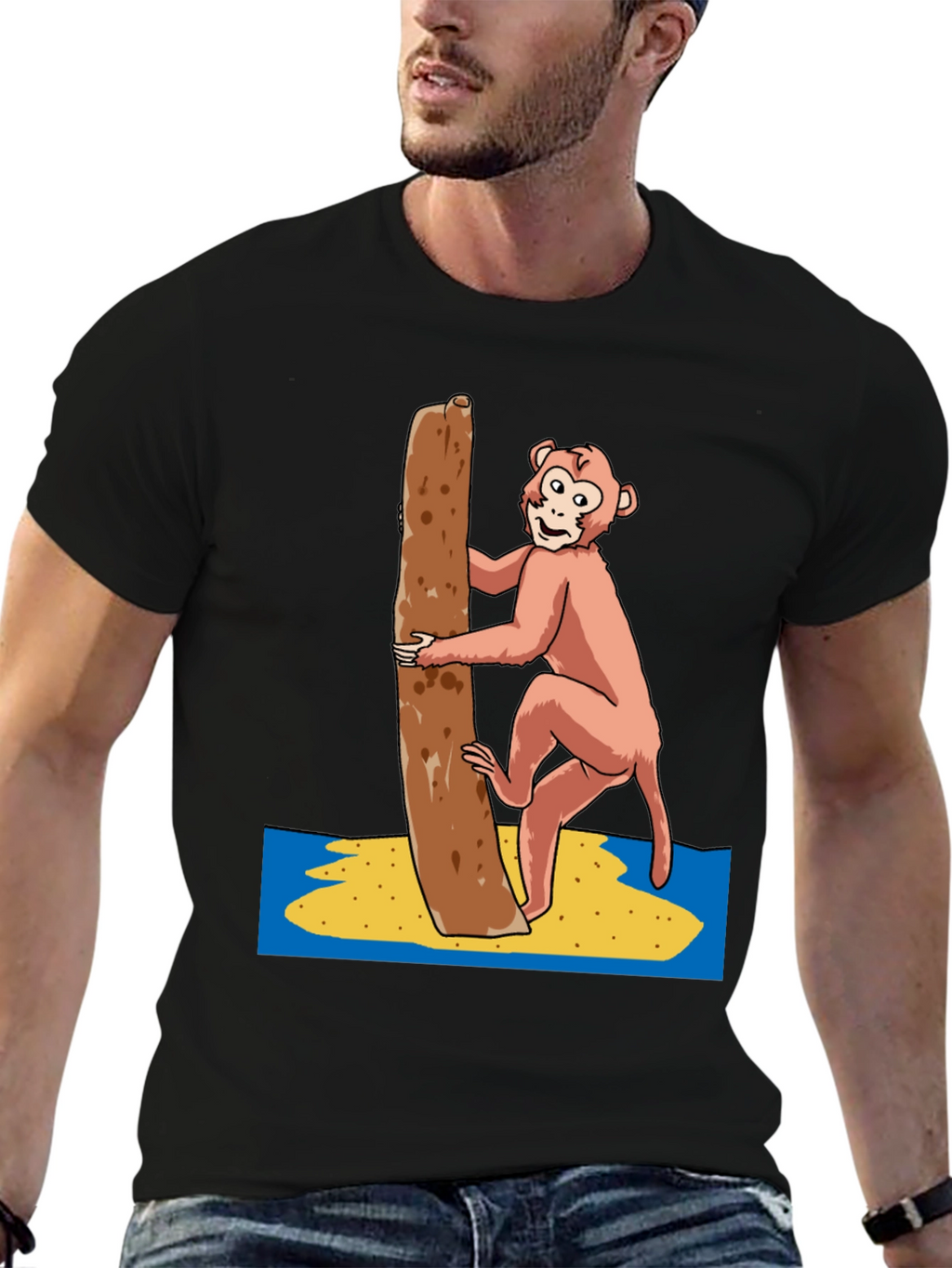 Monkeying Around Graphic Tee - Novelty Design