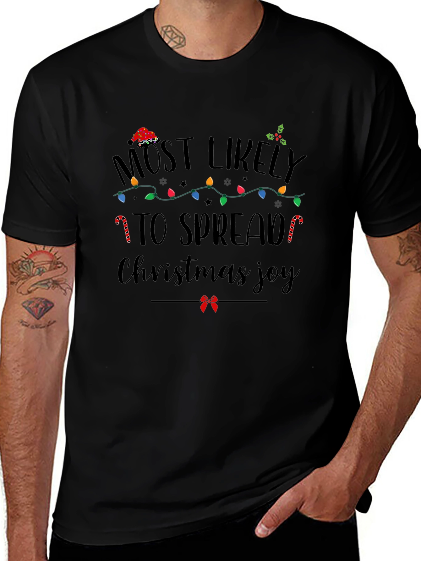 Most Likely To Spread Christmas Joy T-Shirt