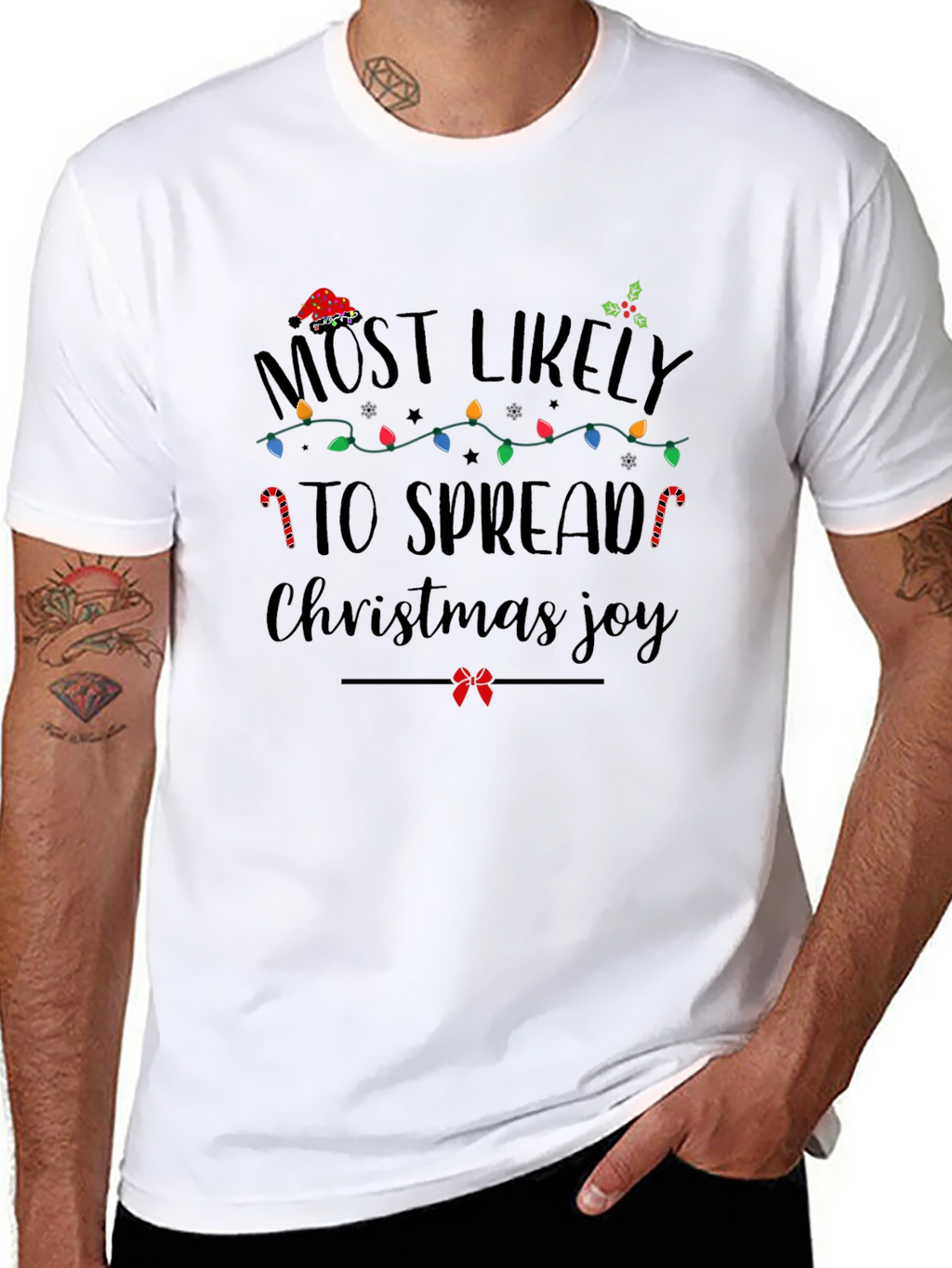 Most Likely To Spread Christmas Joy T-Shirt