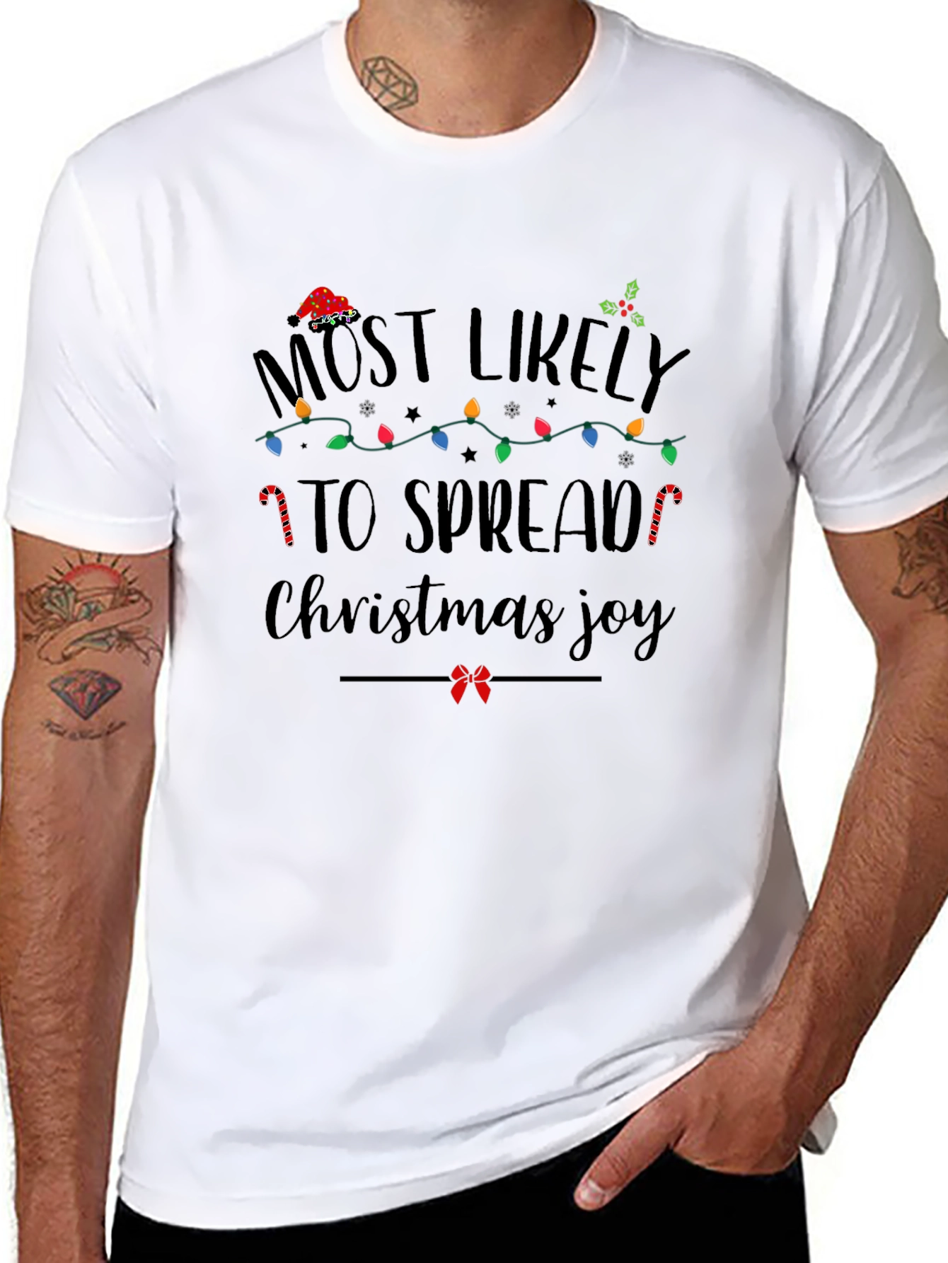 Most Likely To Spread Christmas Joy T-Shirt