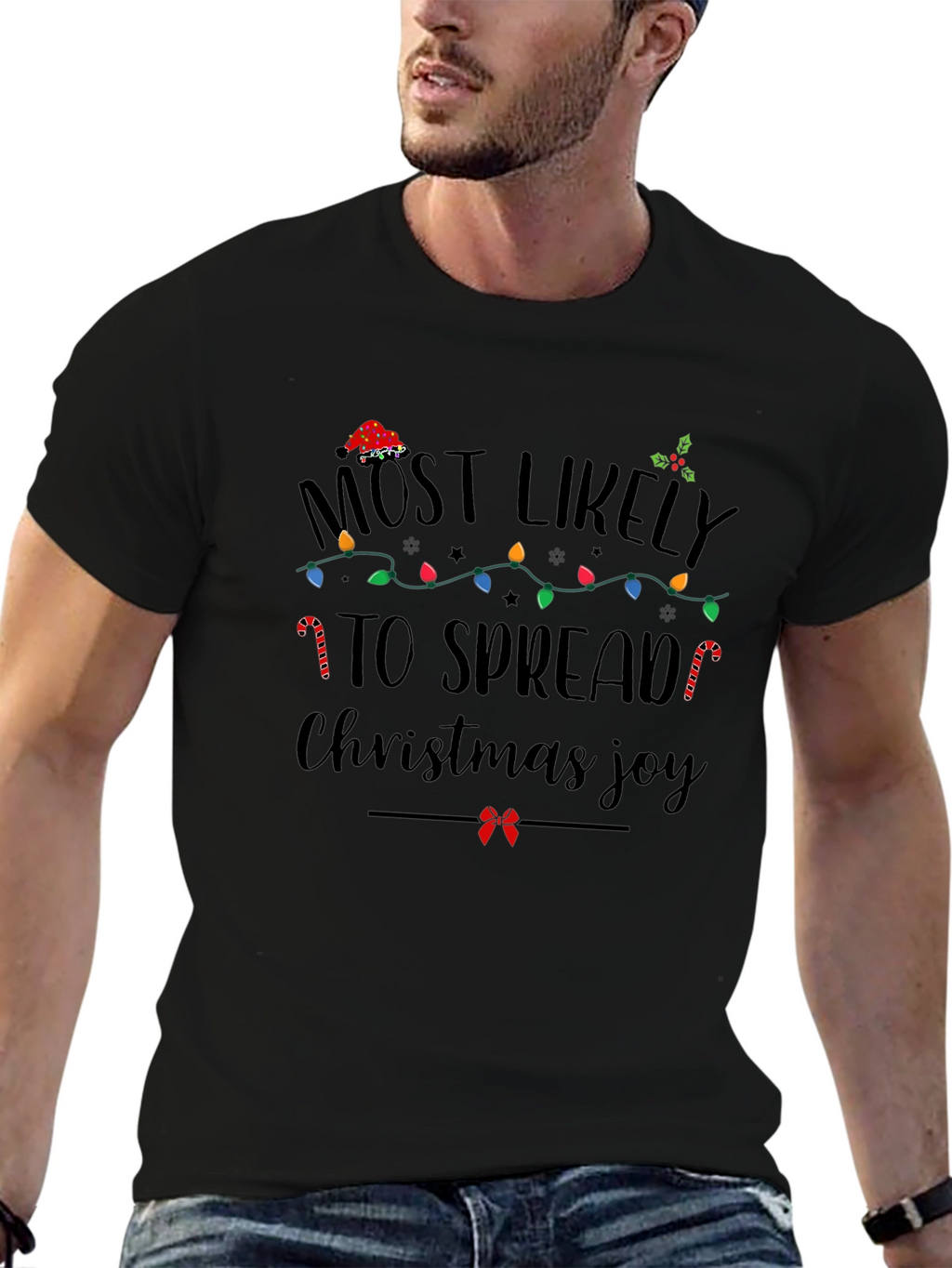 Most Likely To Spread Christmas Joy T-Shirt