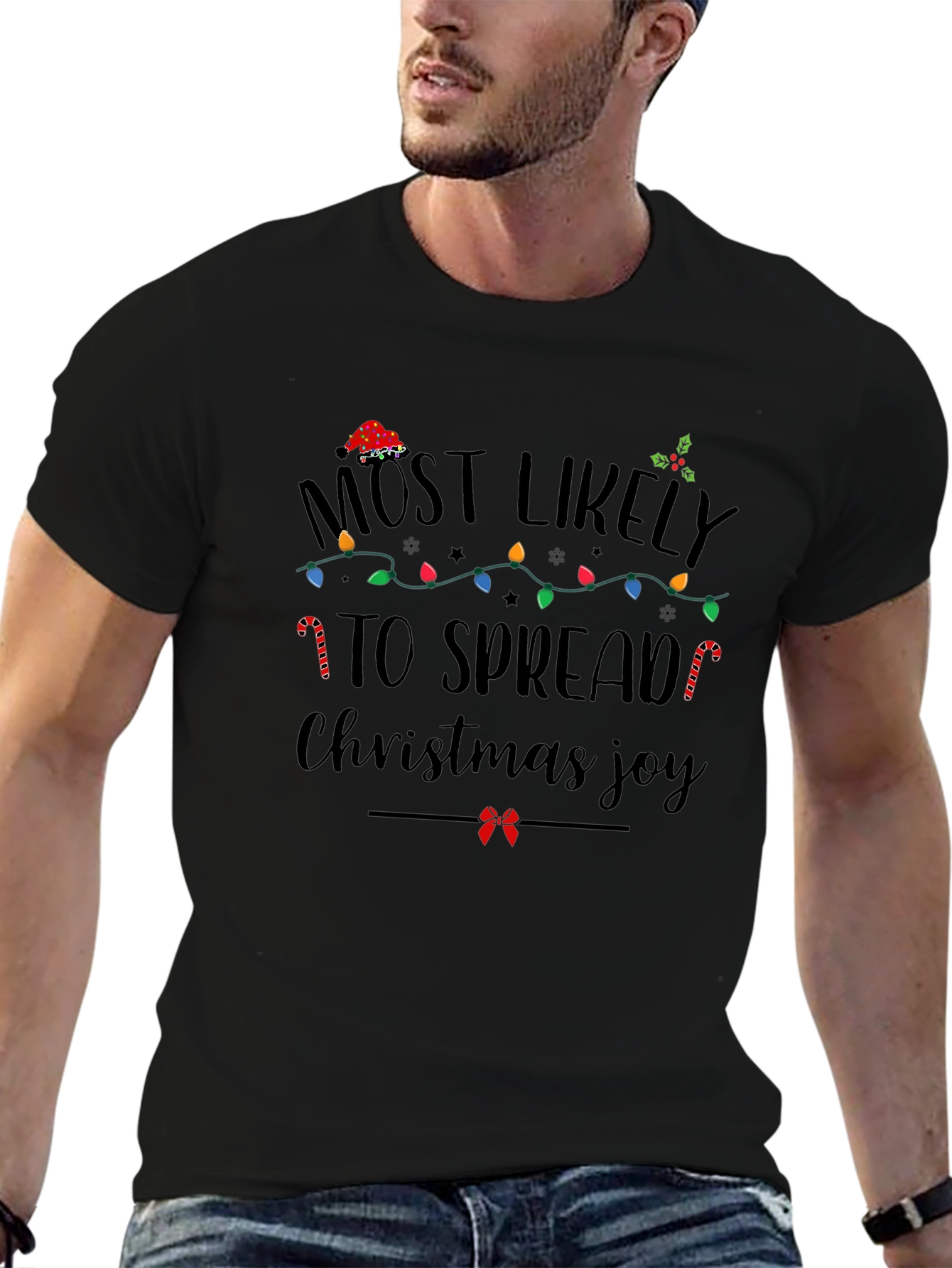 Most Likely To Spread Christmas Joy T-Shirt