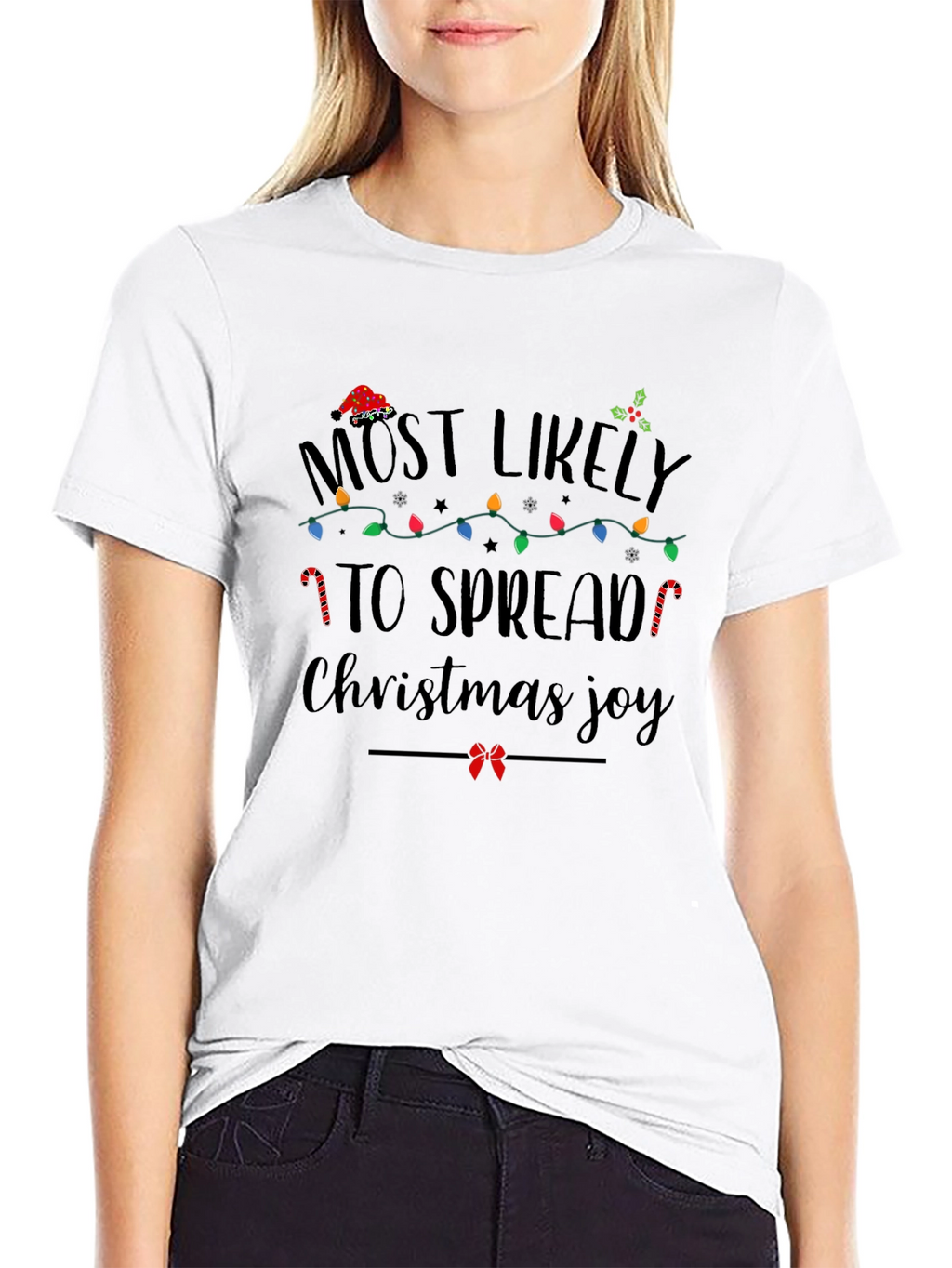 Most Likely To Spread Christmas Joy T-Shirt