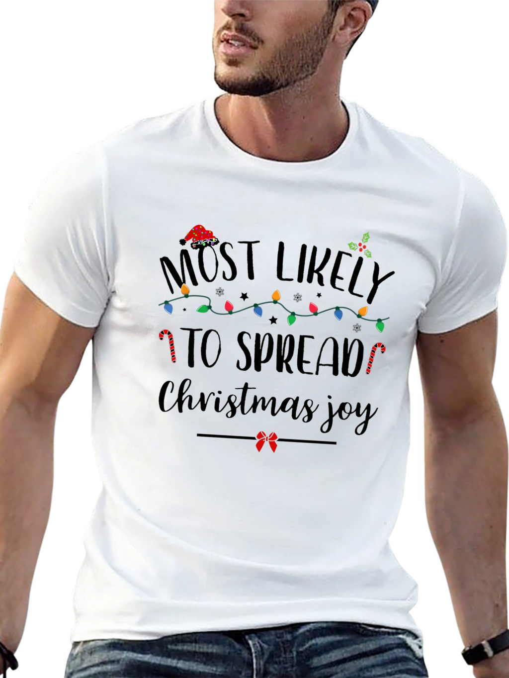 Most Likely To Spread Christmas Joy T-Shirt