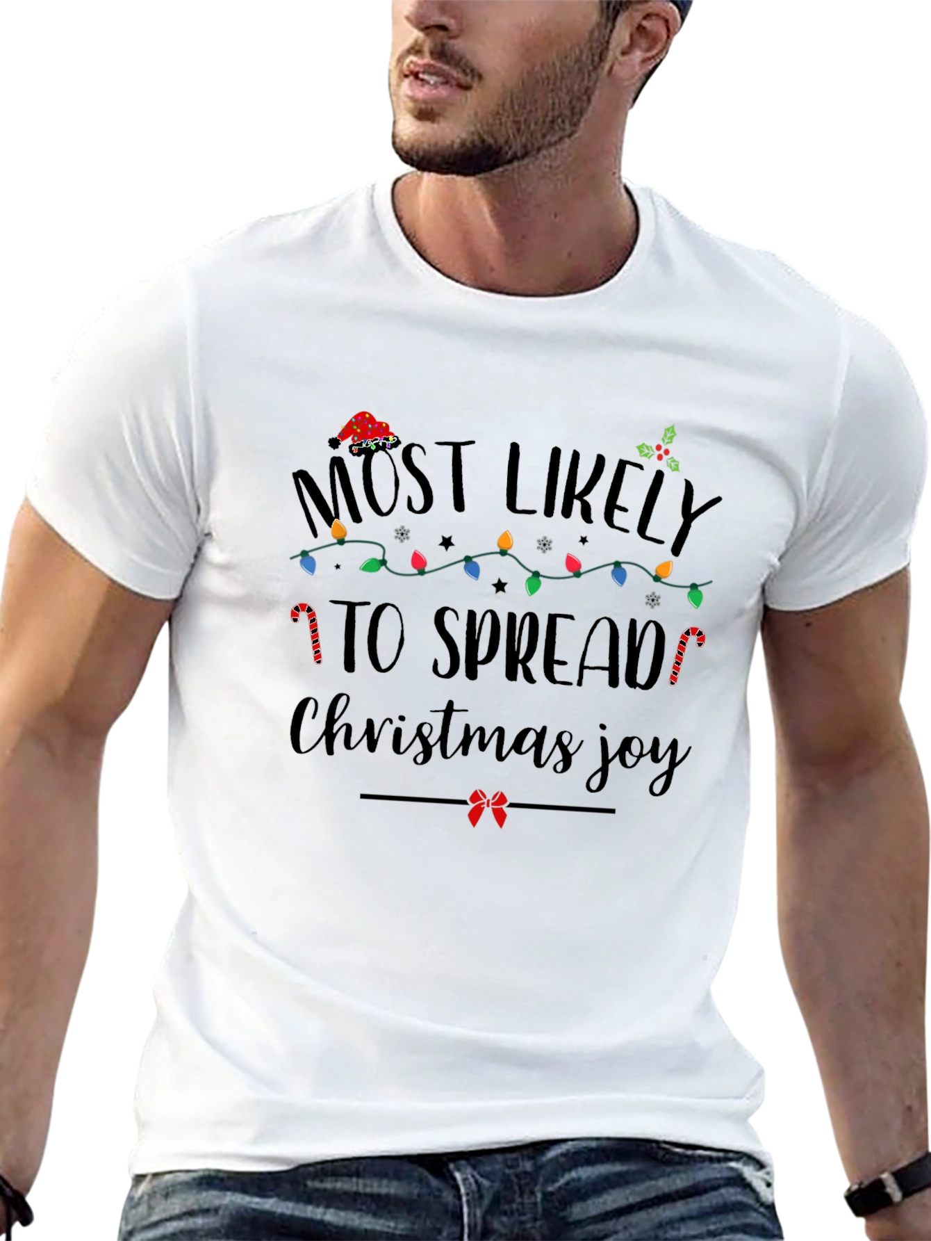Most Likely To Spread Christmas Joy T-Shirt