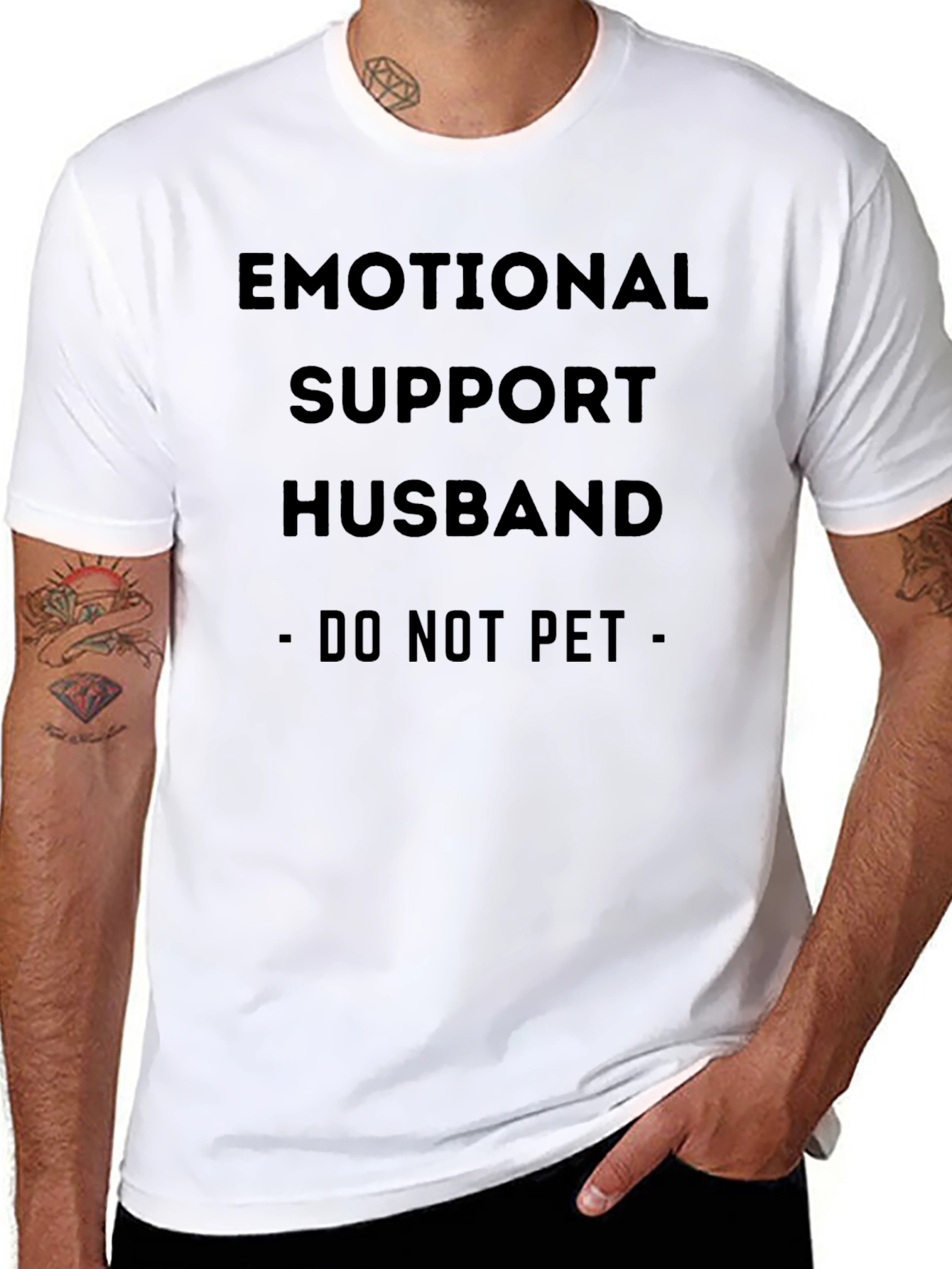 Emotional Support Husband T-Shirt