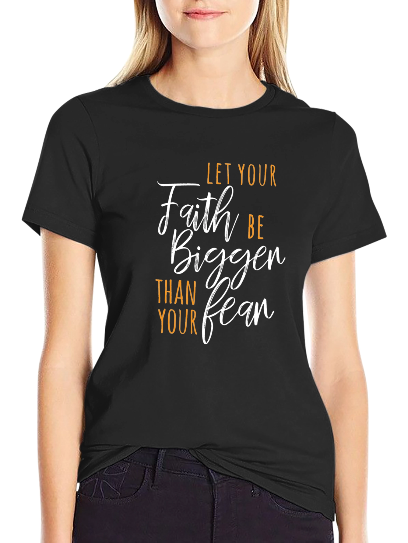 Faith Over Fear T-Shirt - Inspirational Graphic Tee