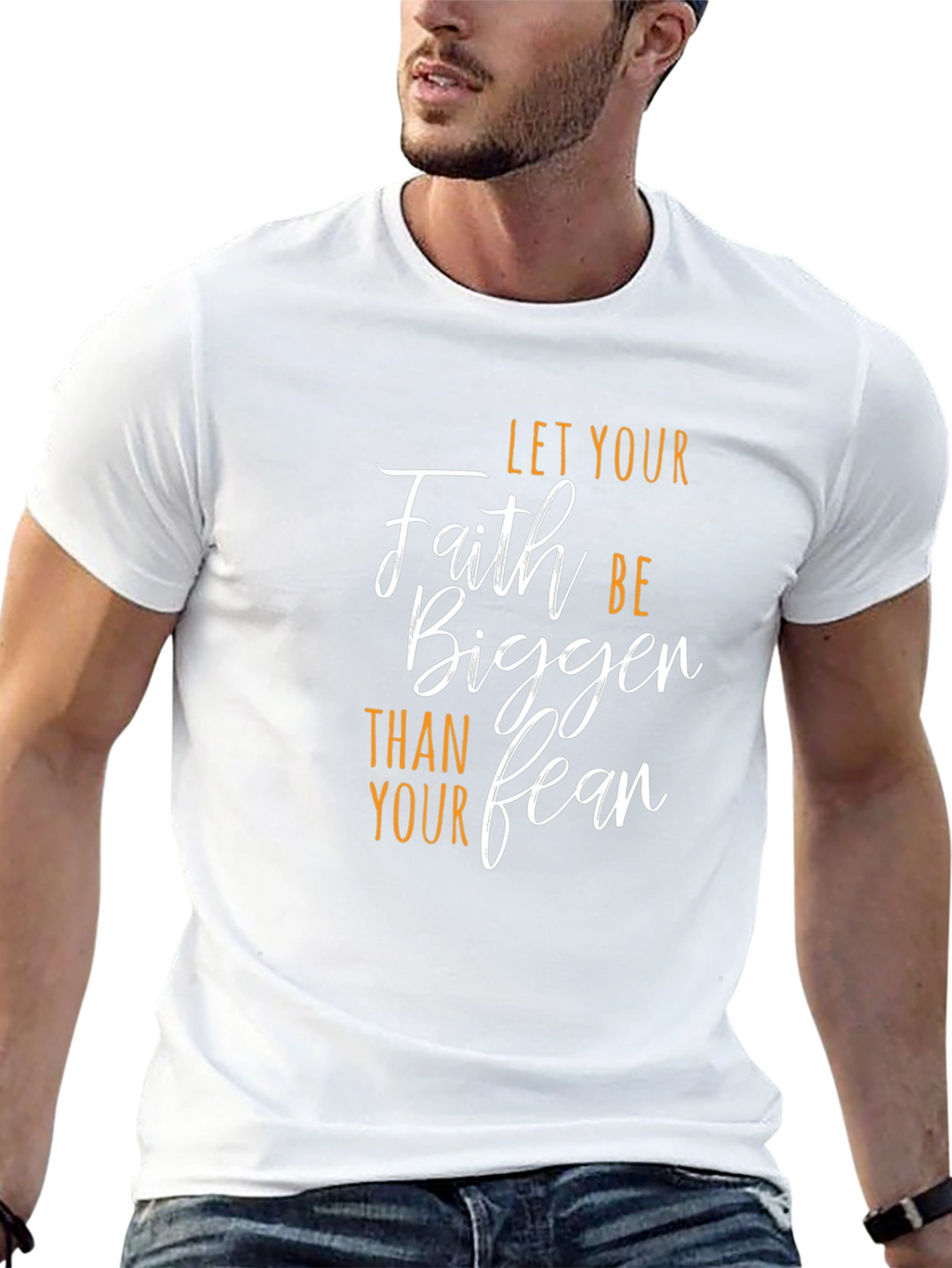 Faith Over Fear T-Shirt - Inspirational Graphic Tee