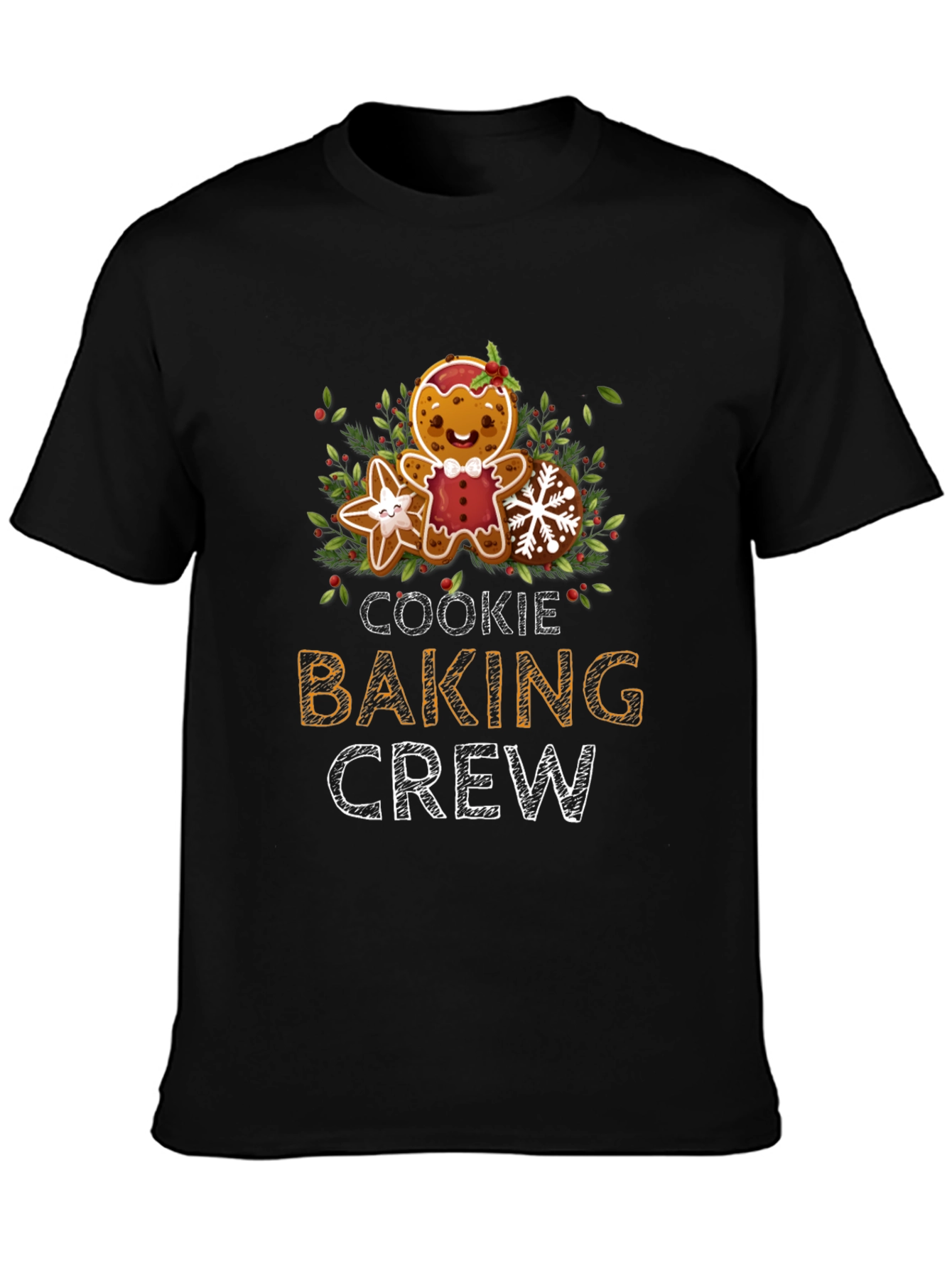 Cookie Baking Crew T-Shirt Festive Holiday Tee