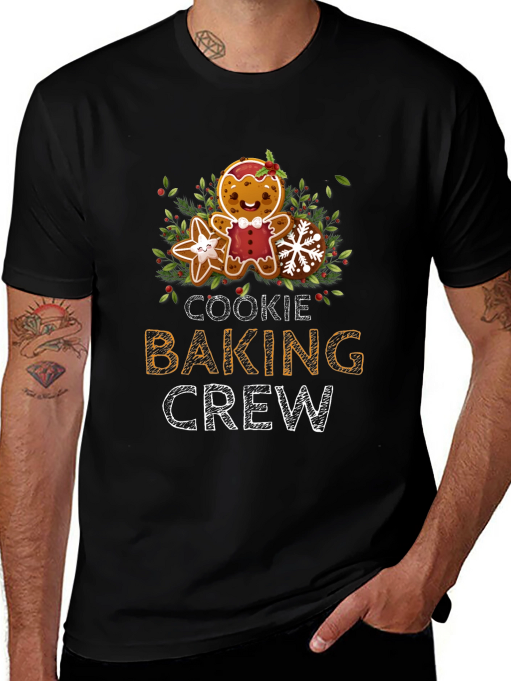Cookie Baking Crew T-Shirt Festive Holiday Tee