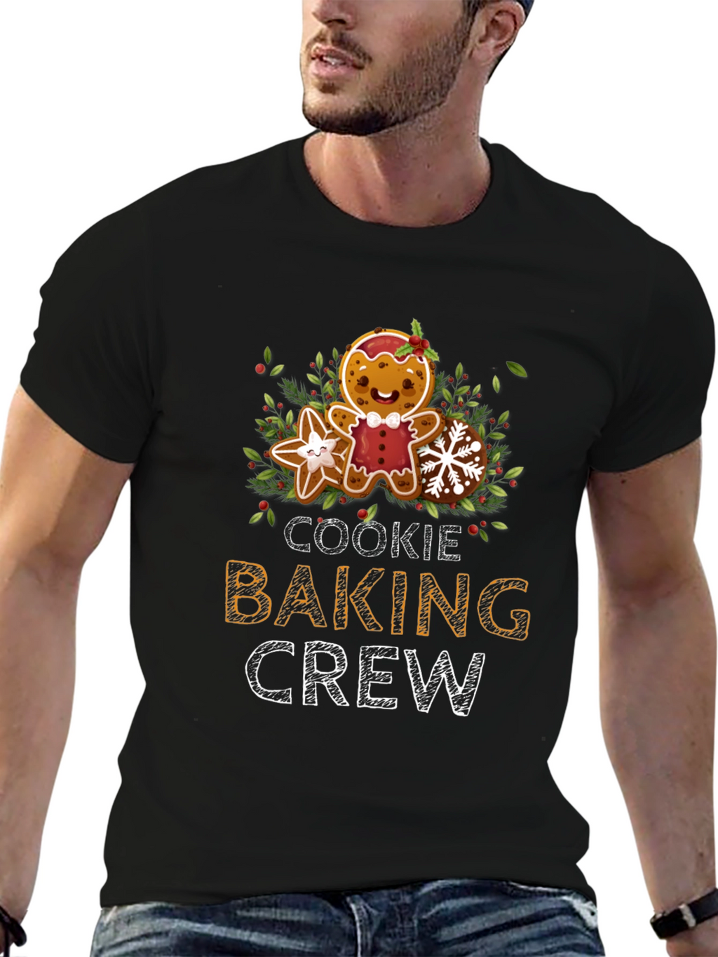 Cookie Baking Crew T-Shirt Festive Holiday Tee