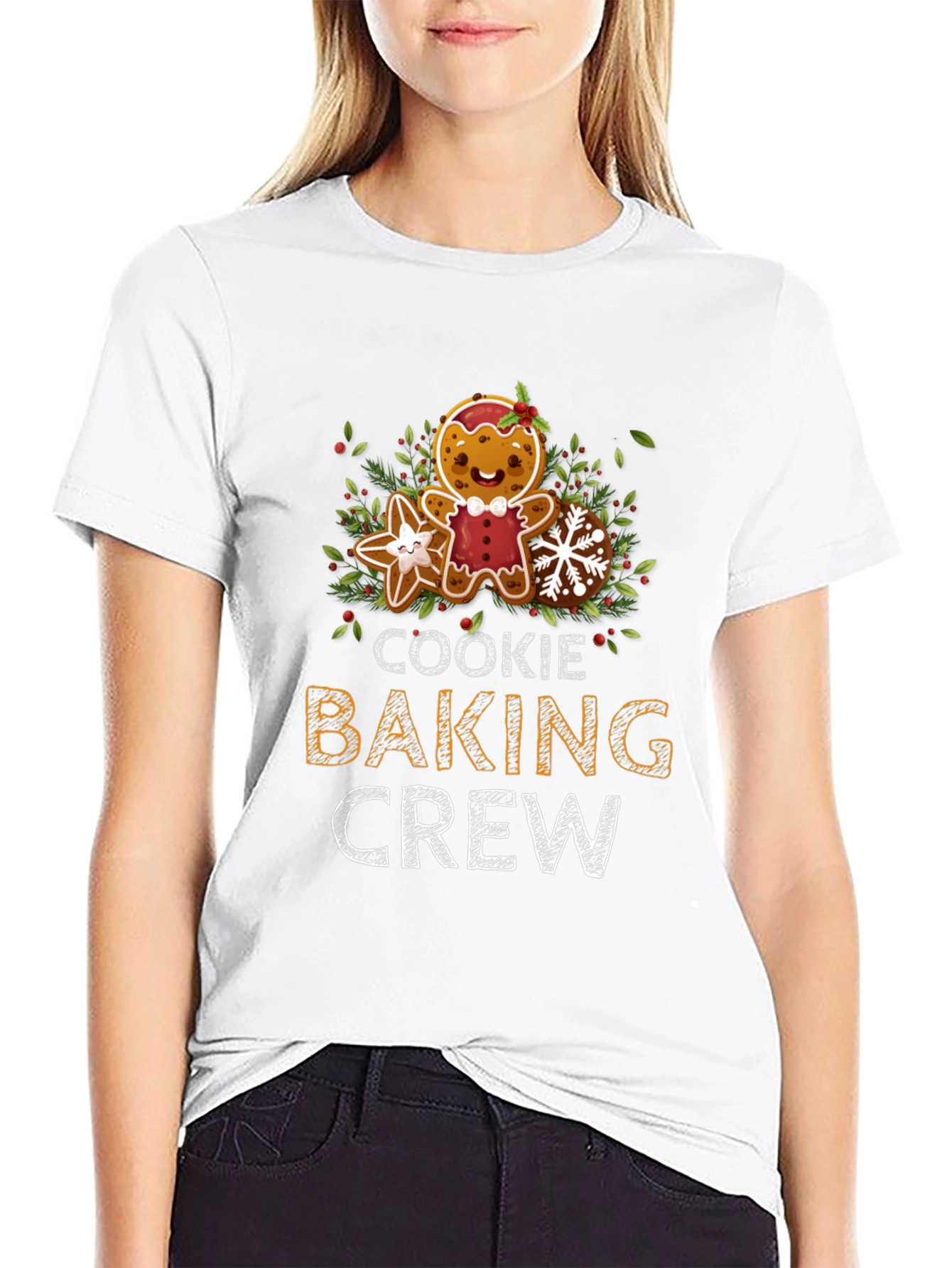 Cookie Baking Crew T-Shirt Festive Holiday Tee