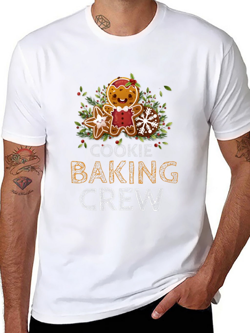 Cookie Baking Crew T-Shirt Festive Holiday Tee