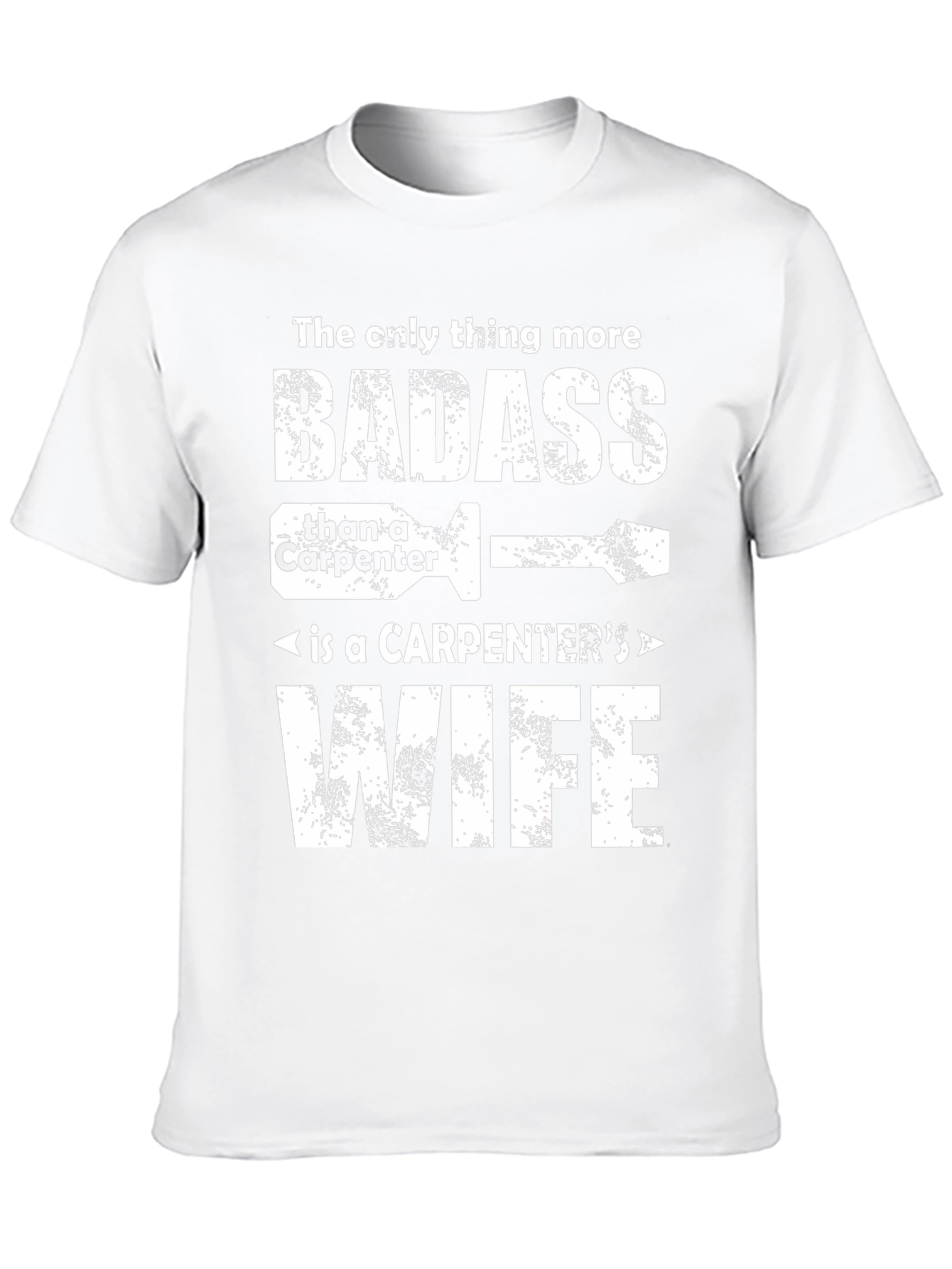 Carpenters Wife Badass Graphic T-Shirt - Black