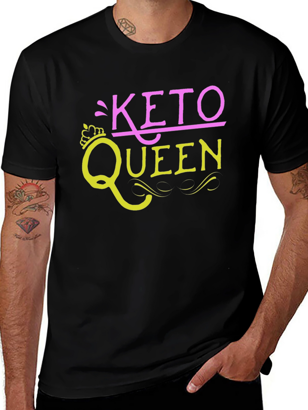 Keto Queen Black T-Shirt