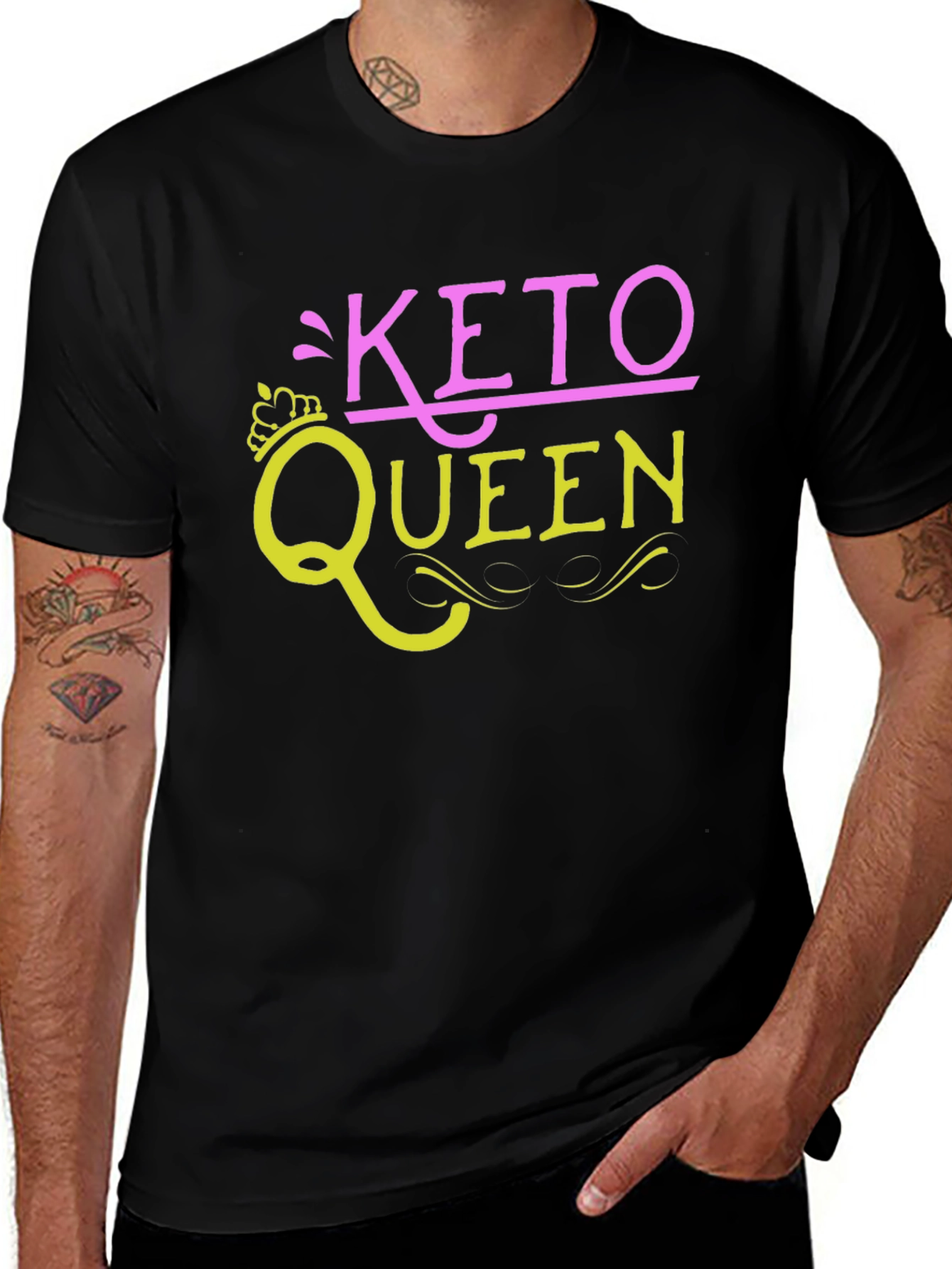 Keto Queen Black T-Shirt