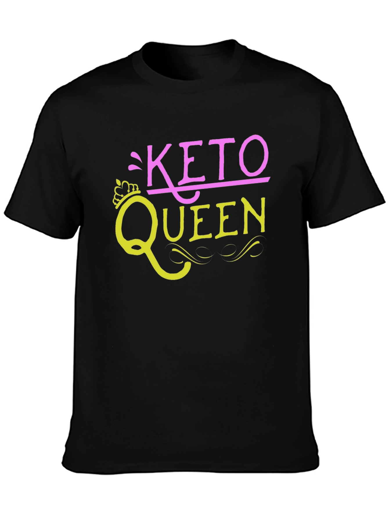 Keto Queen Black T-Shirt
