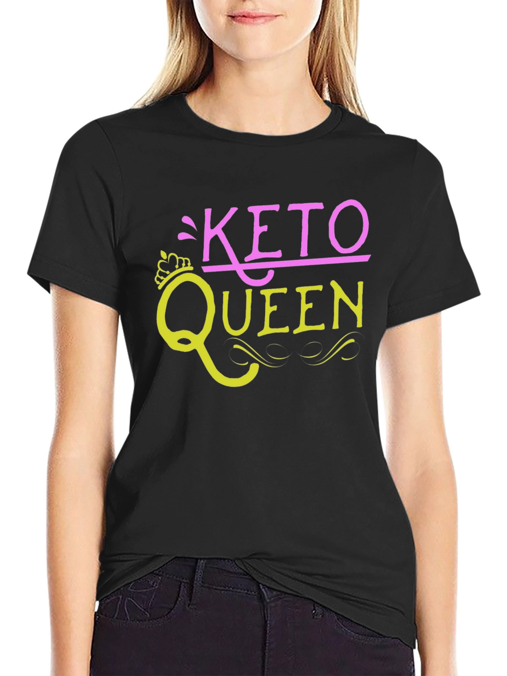 Keto Queen Black T-Shirt