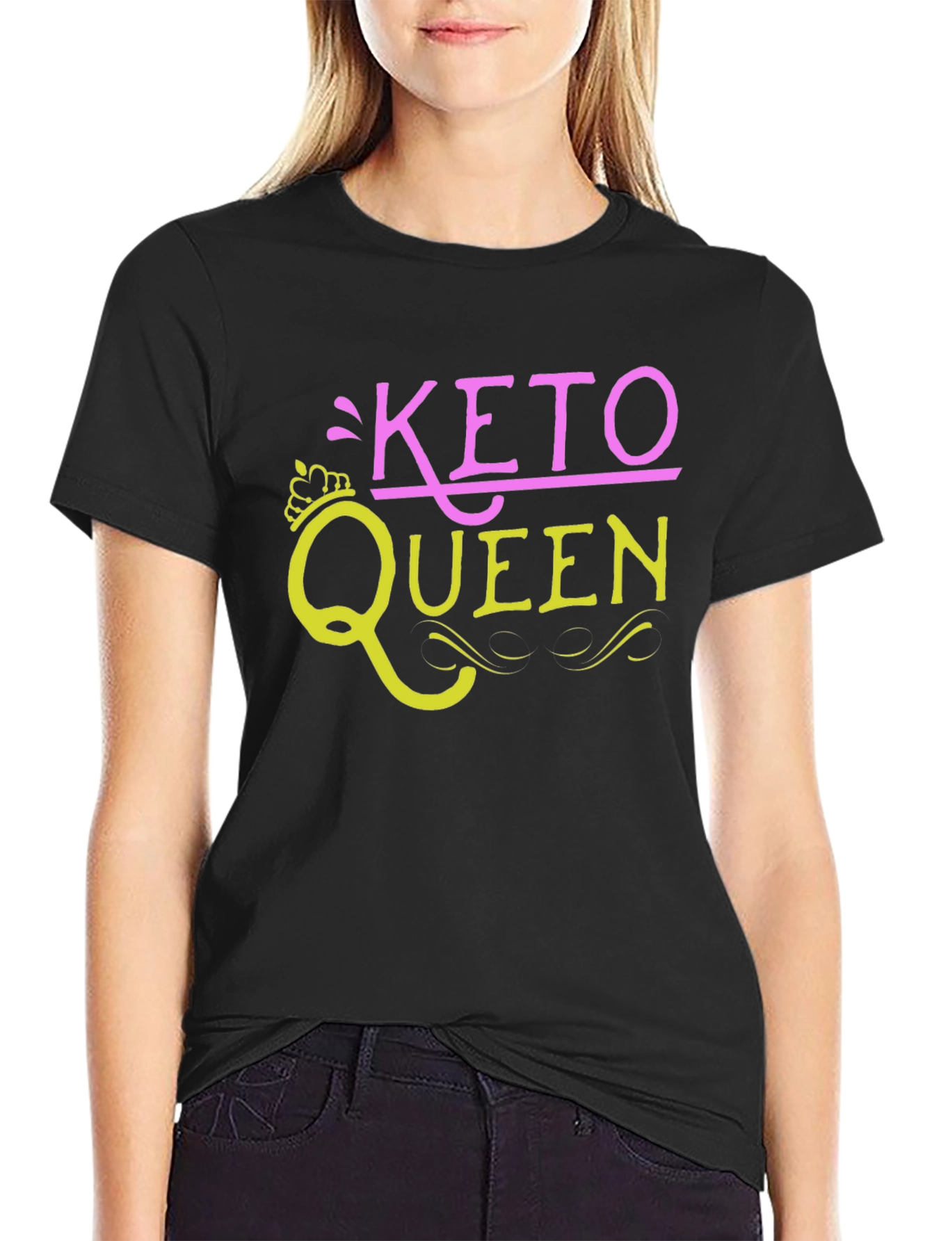Keto Queen Black T-Shirt