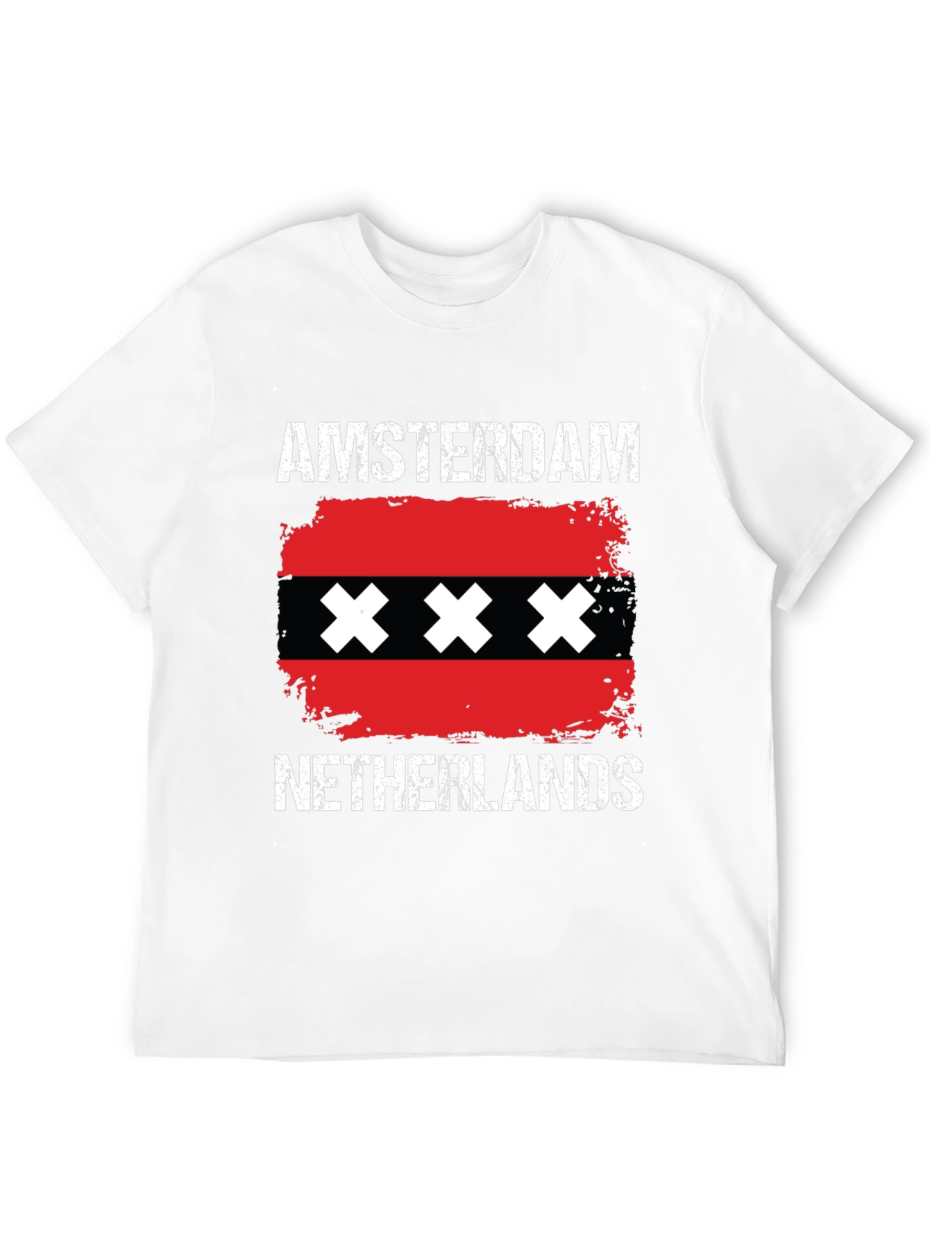 Amsterdam Netherlands Flag T-Shirt