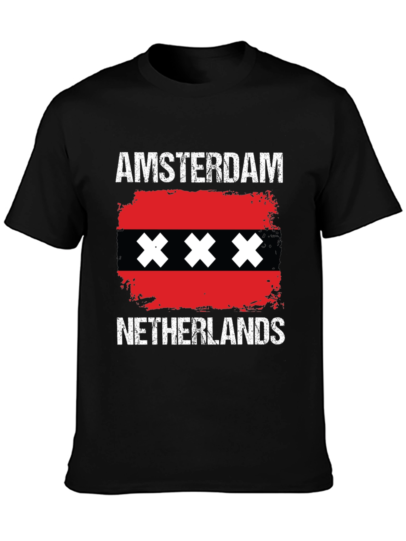 Amsterdam Netherlands Flag T-Shirt