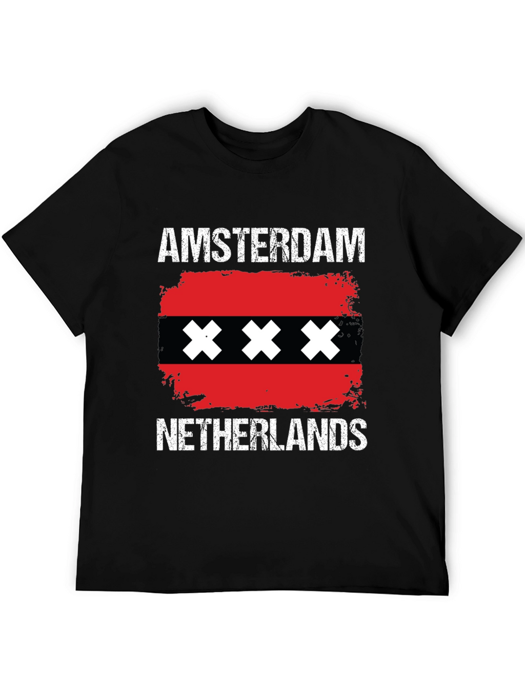 Amsterdam Netherlands Flag T-Shirt