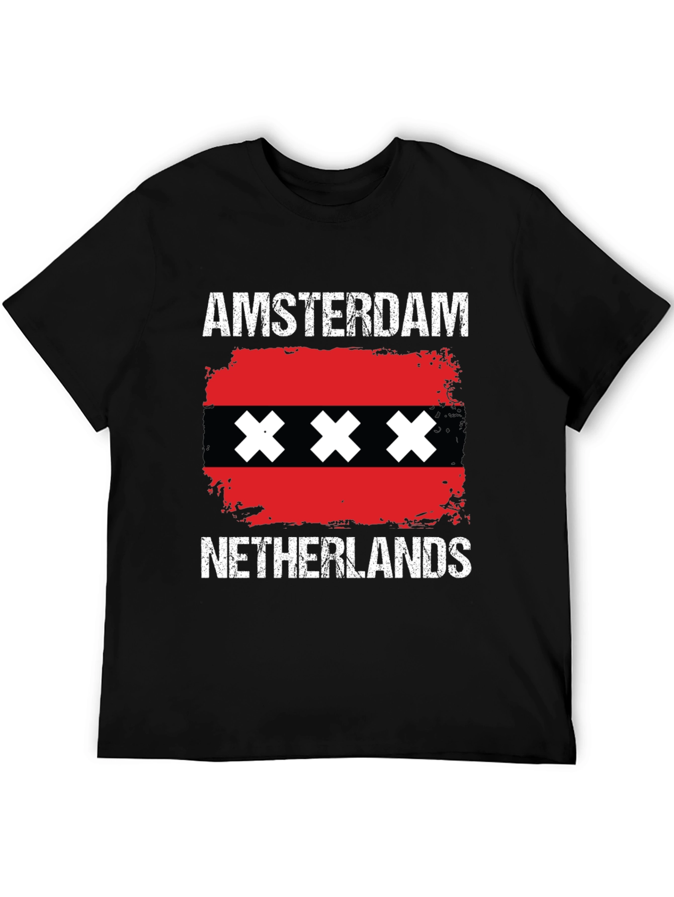 Amsterdam Netherlands Flag T-Shirt
