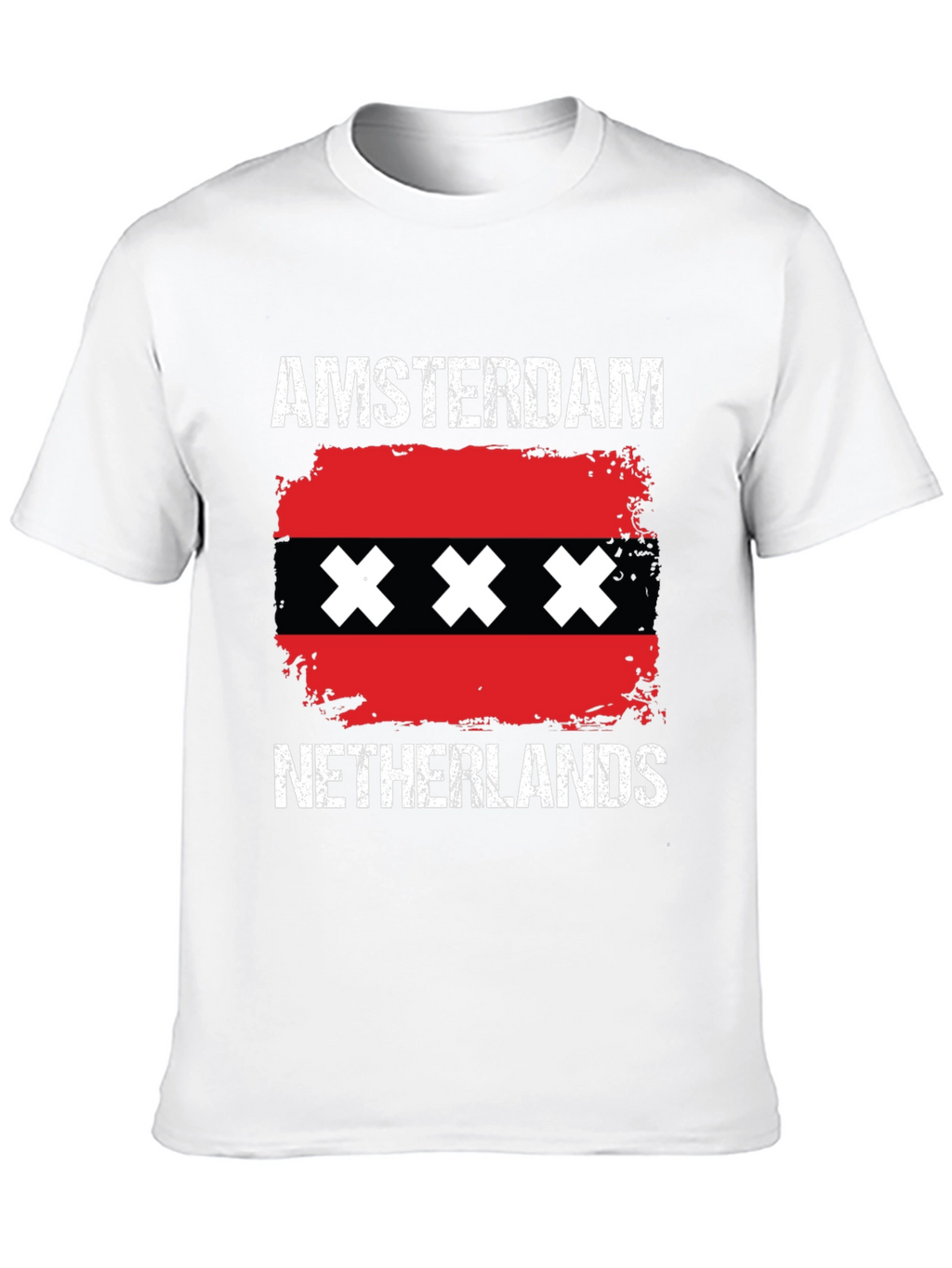 Amsterdam Netherlands Flag T-Shirt