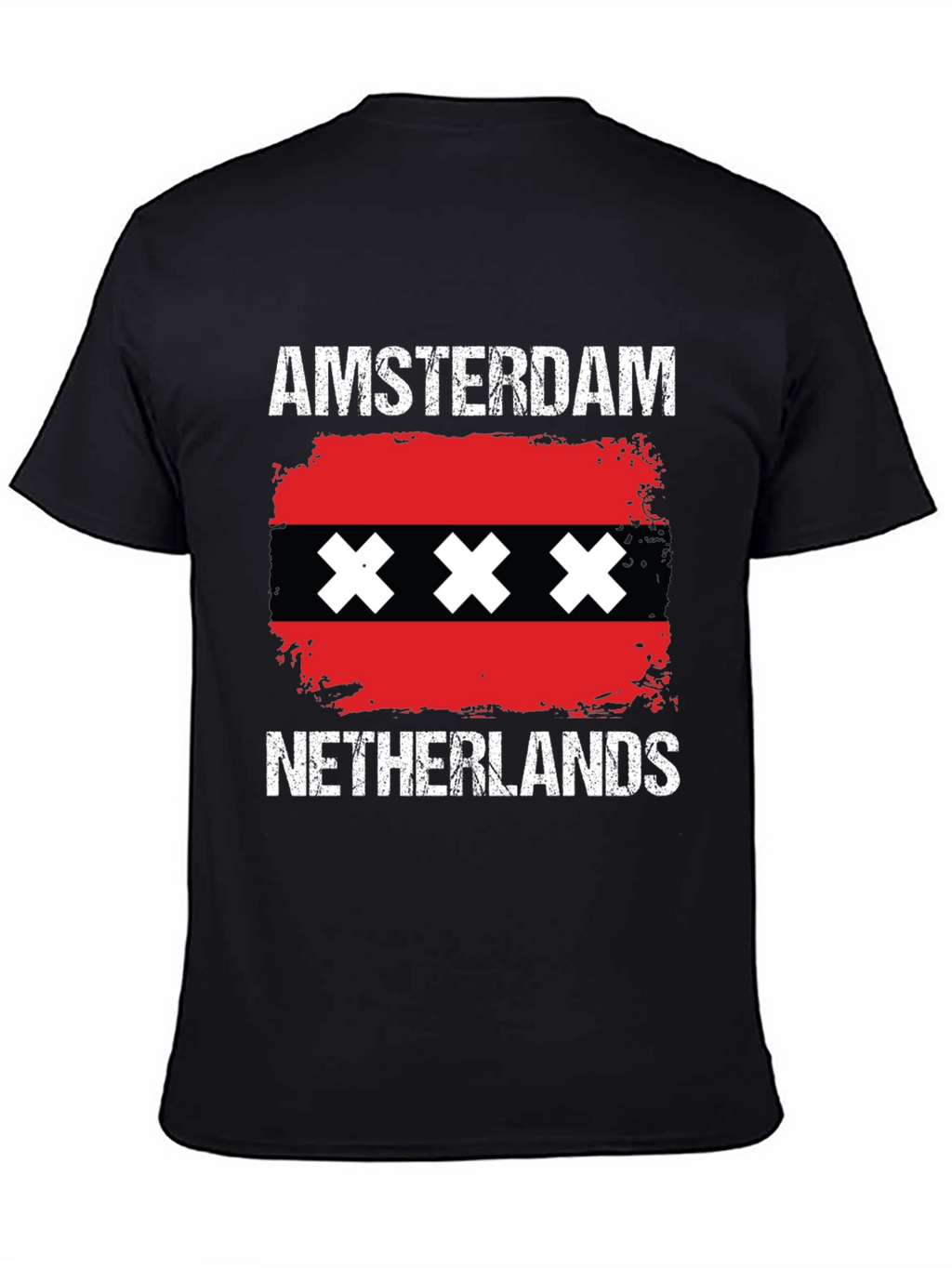 Amsterdam Netherlands Flag T-Shirt