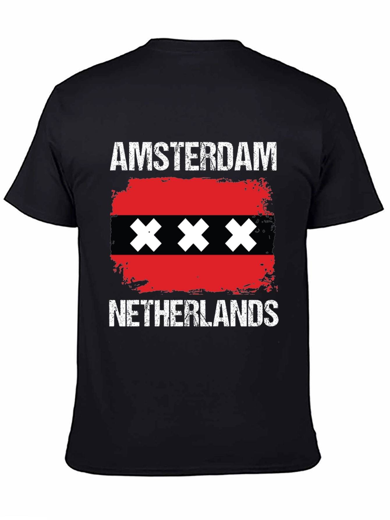 Amsterdam Netherlands Flag T-Shirt
