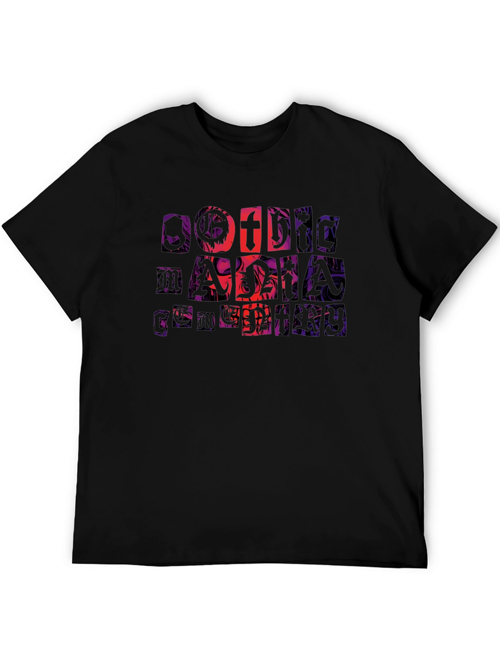 Grim Christmas Mens Black T-Shirt