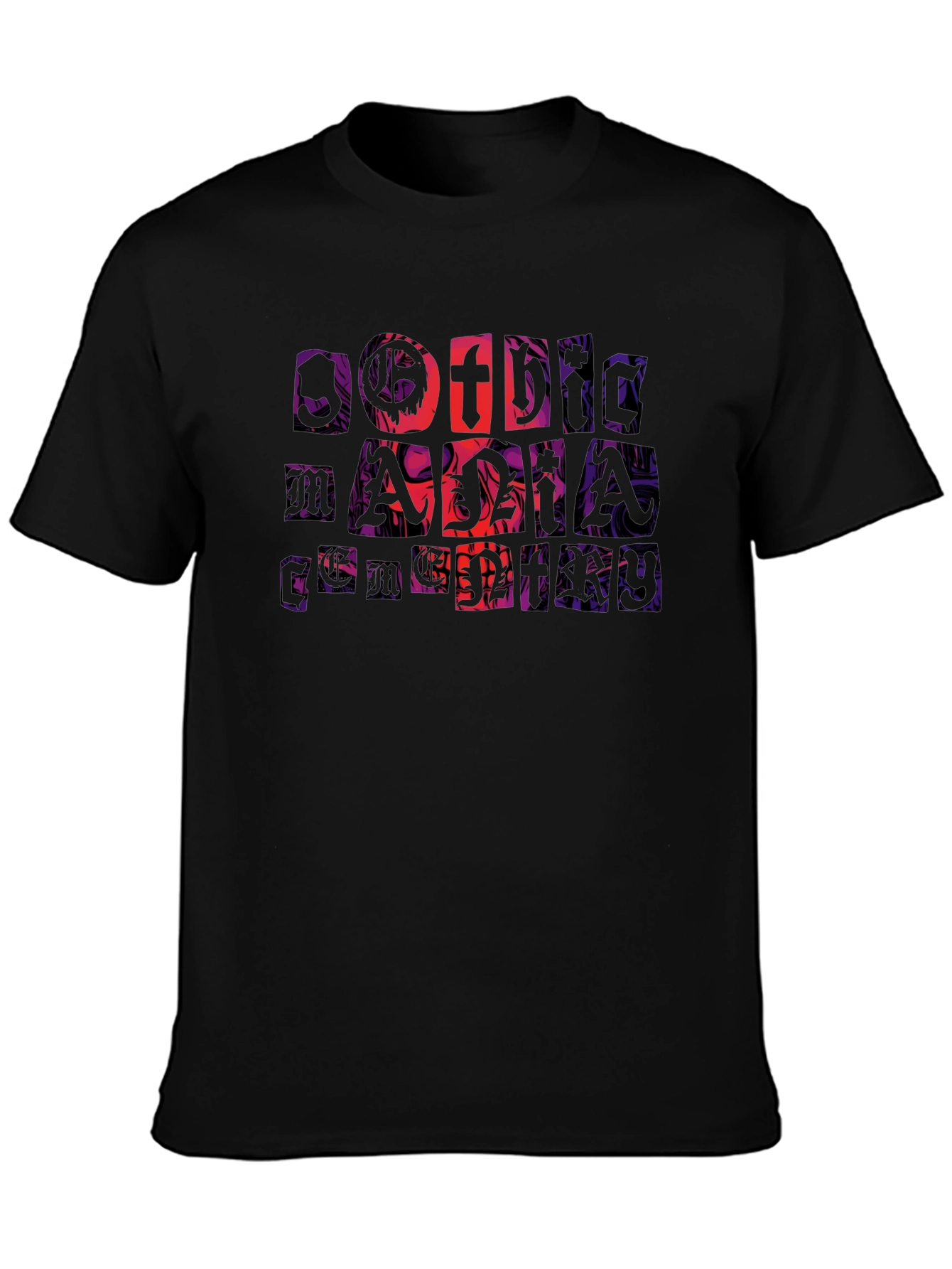Grim Christmas Mens Black T-Shirt