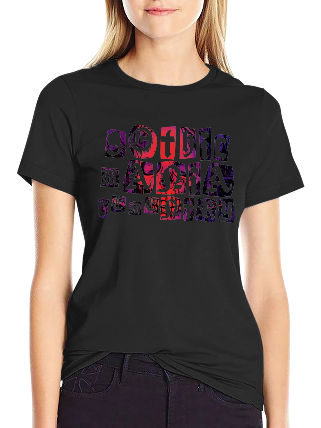 Grim Christmas Mens Black T-Shirt