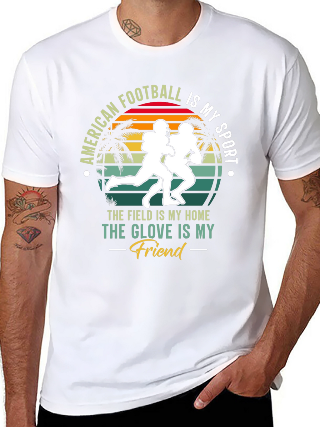 American Football Graphic Tee