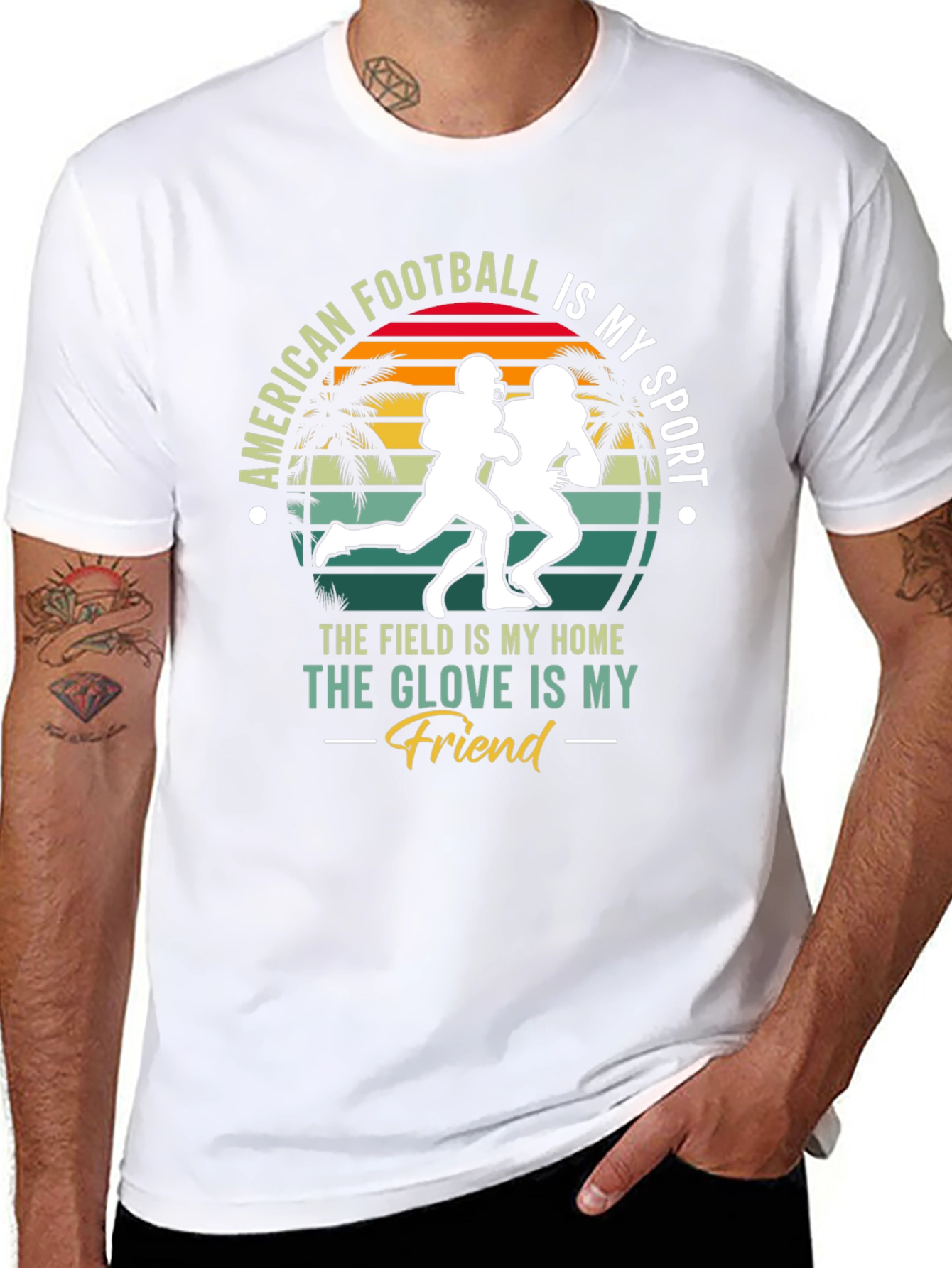 American Football Graphic Tee