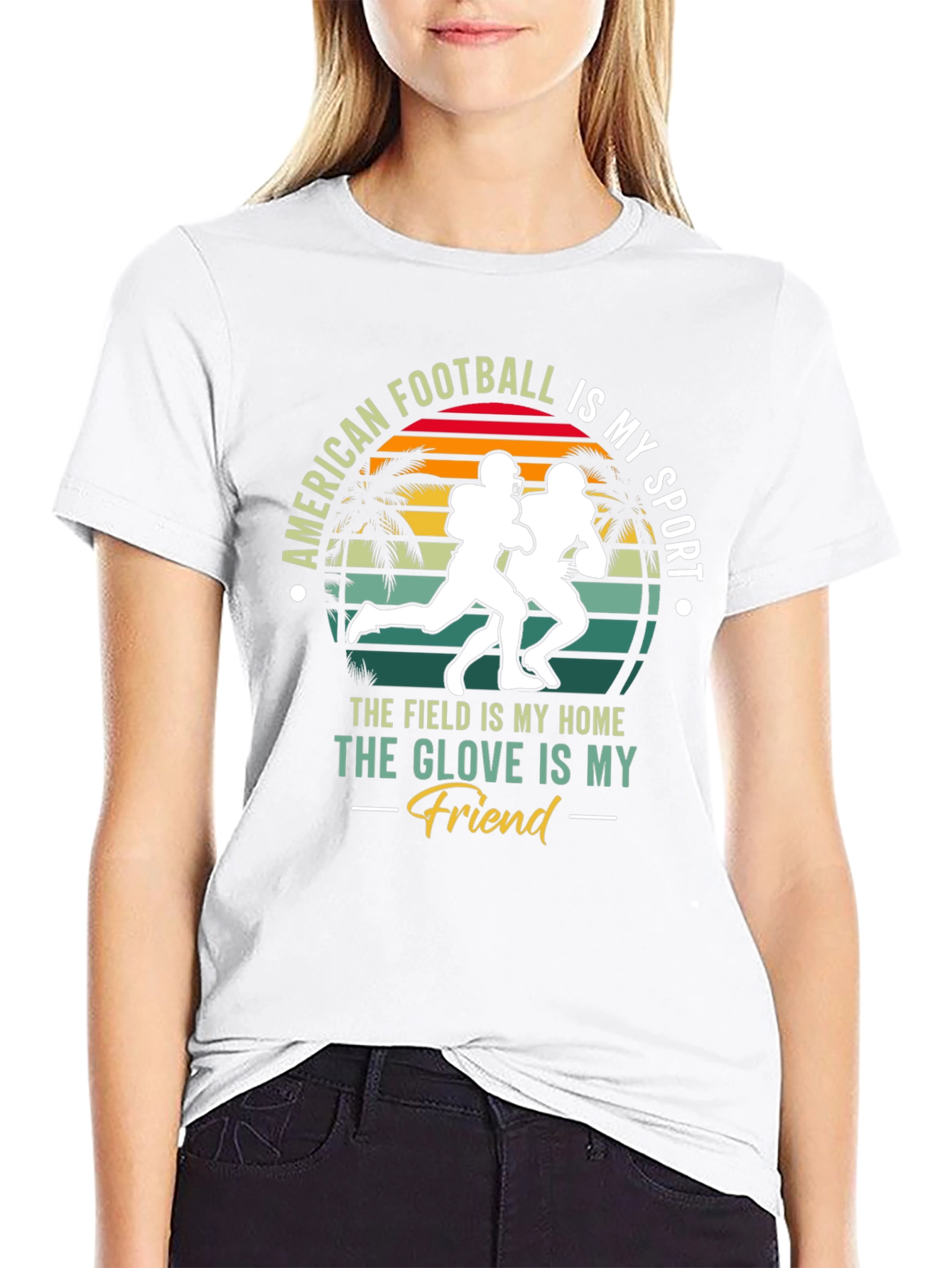 American Football Graphic Tee