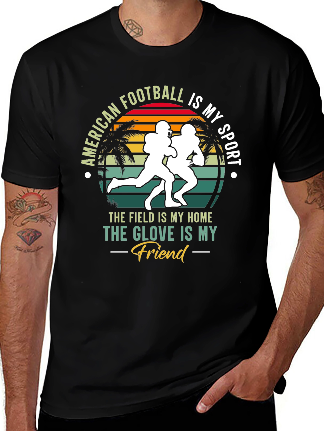 American Football Graphic Tee