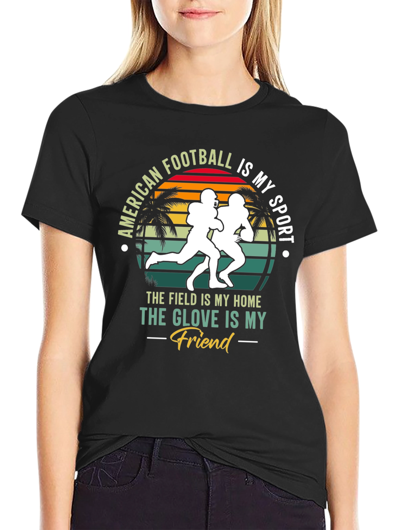 American Football Graphic Tee