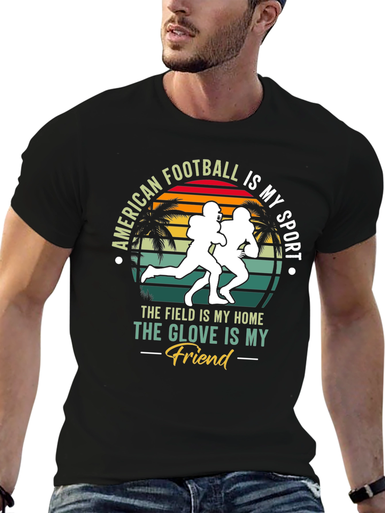 American Football Graphic Tee